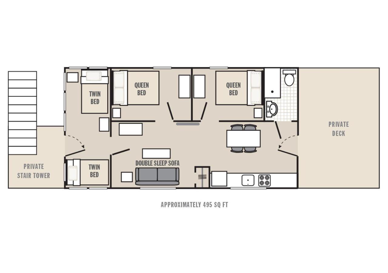 Three-Bedroom Apartment