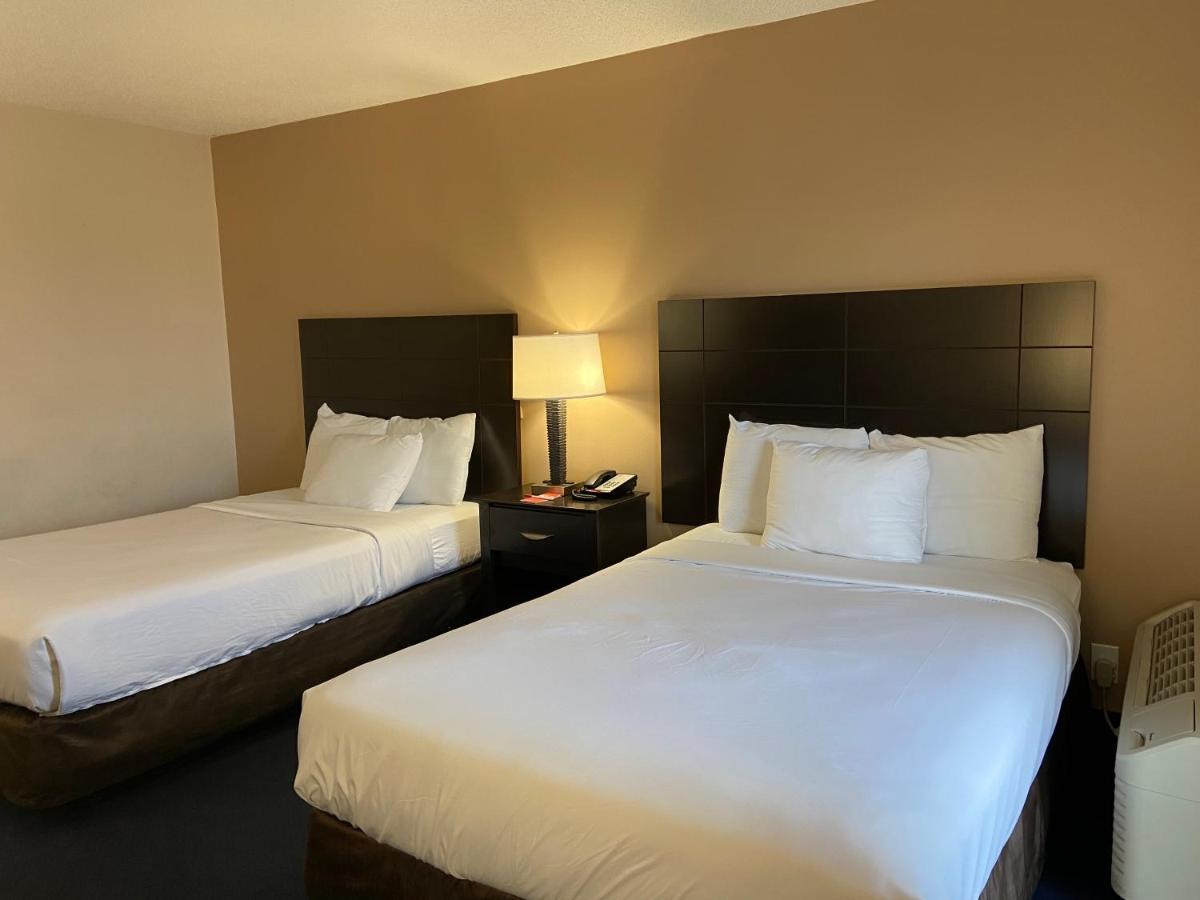 Standard Room Two Double Beds Interior Non-Smoking