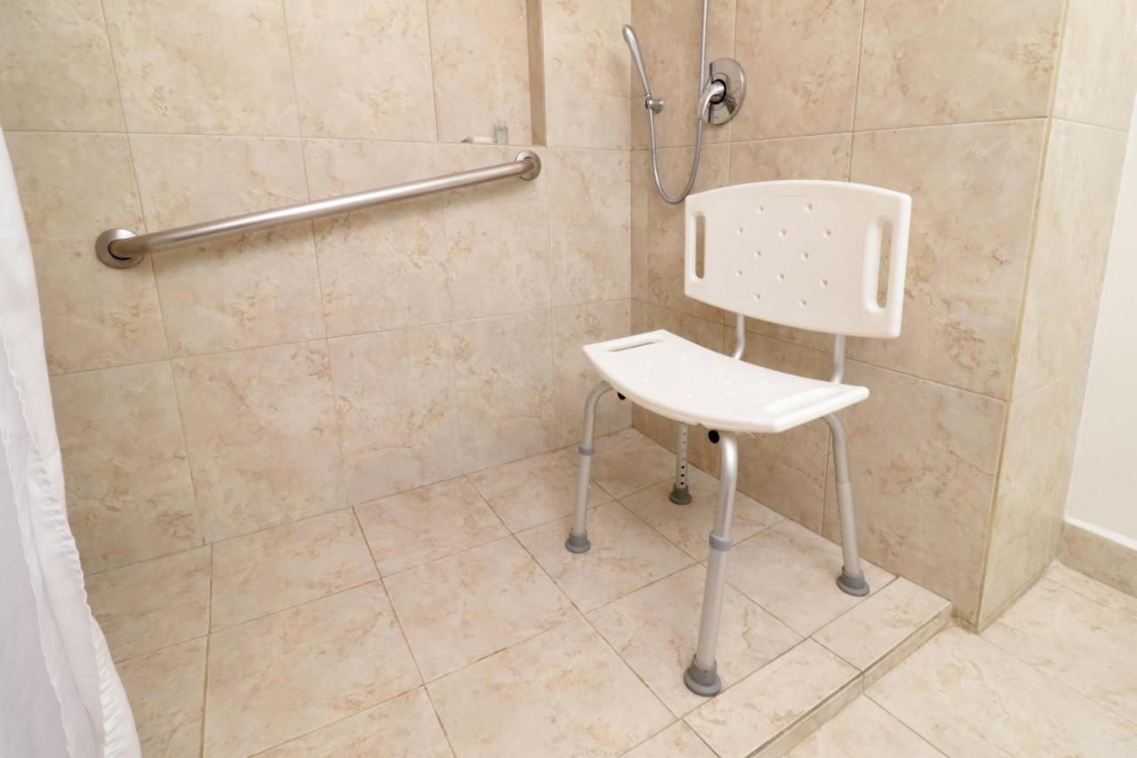 Queen Room with Two Queen Beds and Mobility Accessible Roll-In Shower