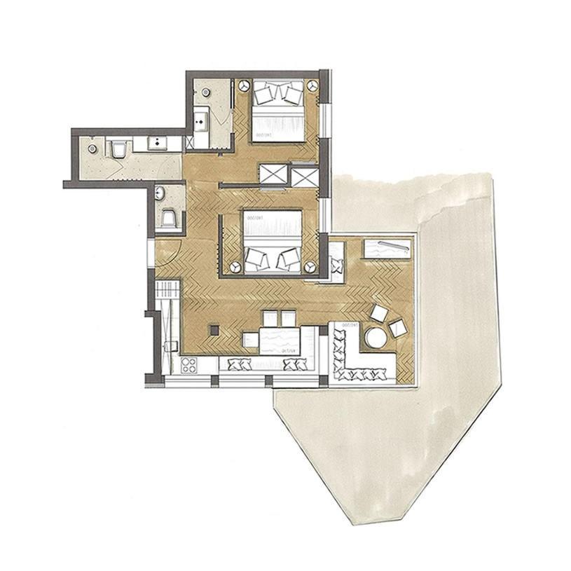 Two-Bedroom Apartment