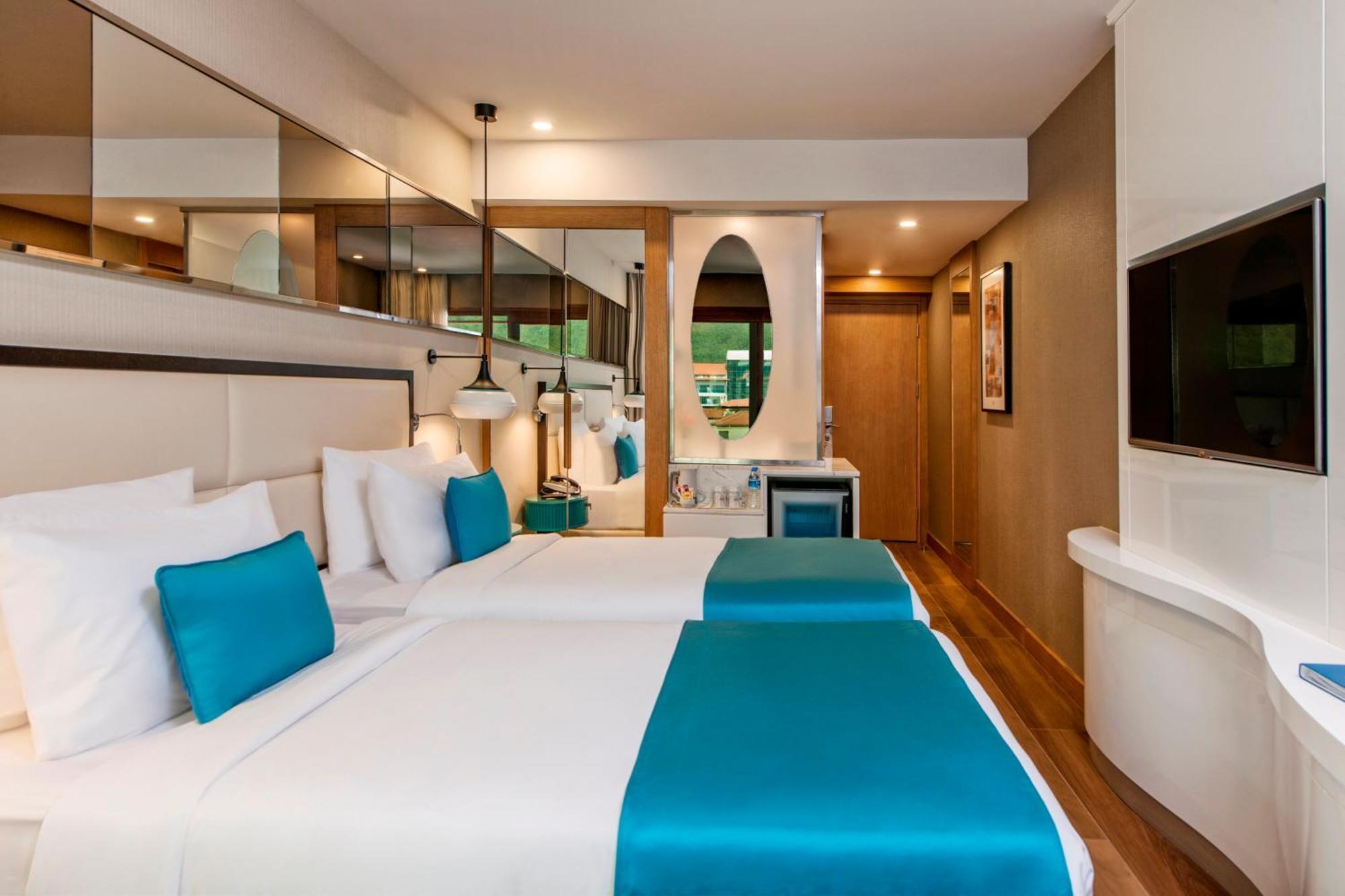 Superior-Zimmer mit 2 Einzelbetten und Meerblick