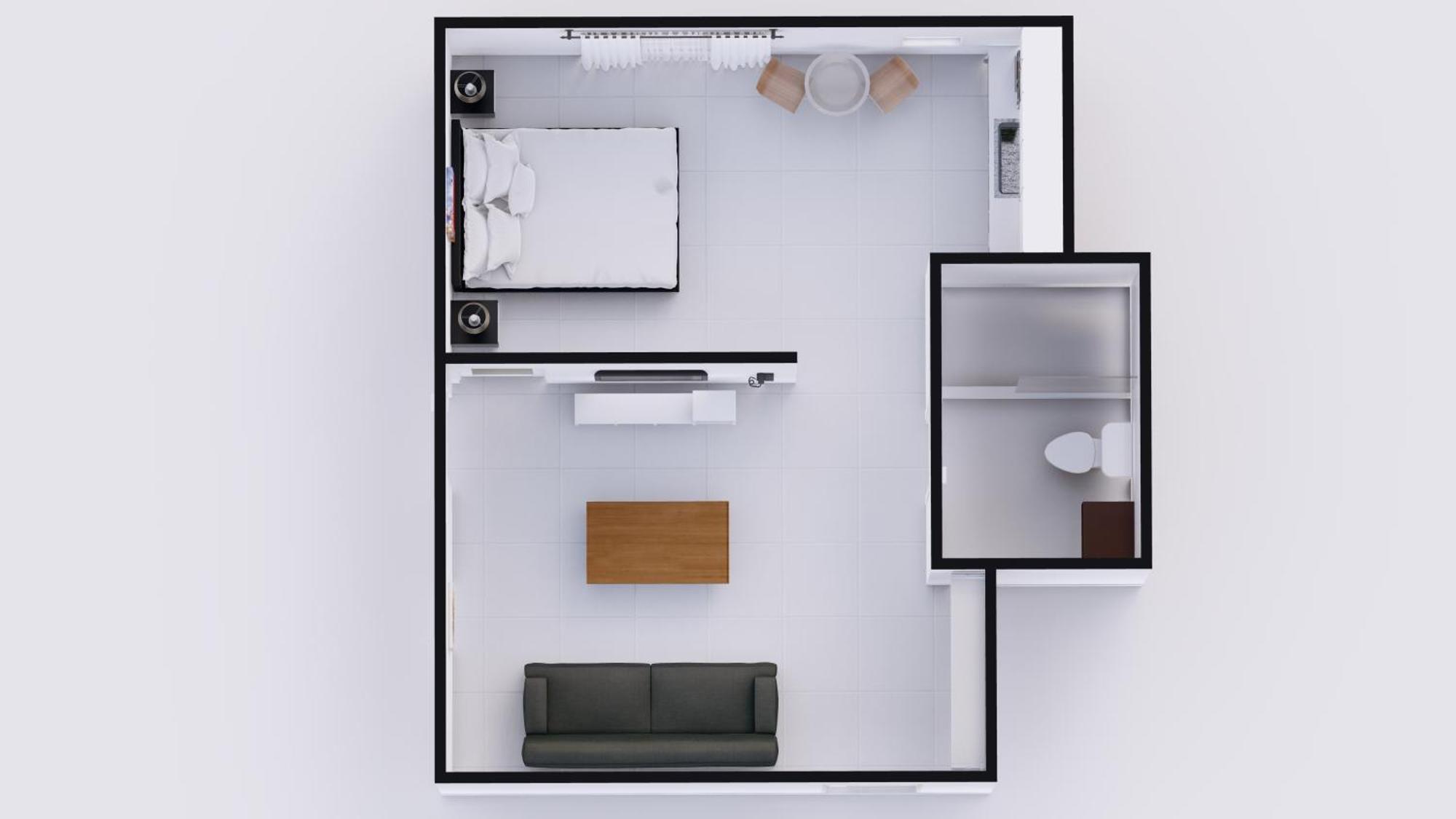 Superior One-Bedroom Suite Kitchen