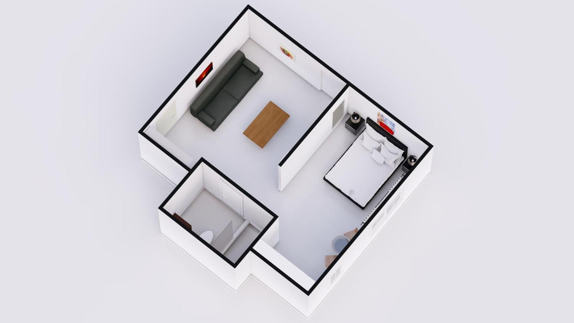 Superior One-Bedroom Suite Kitchen