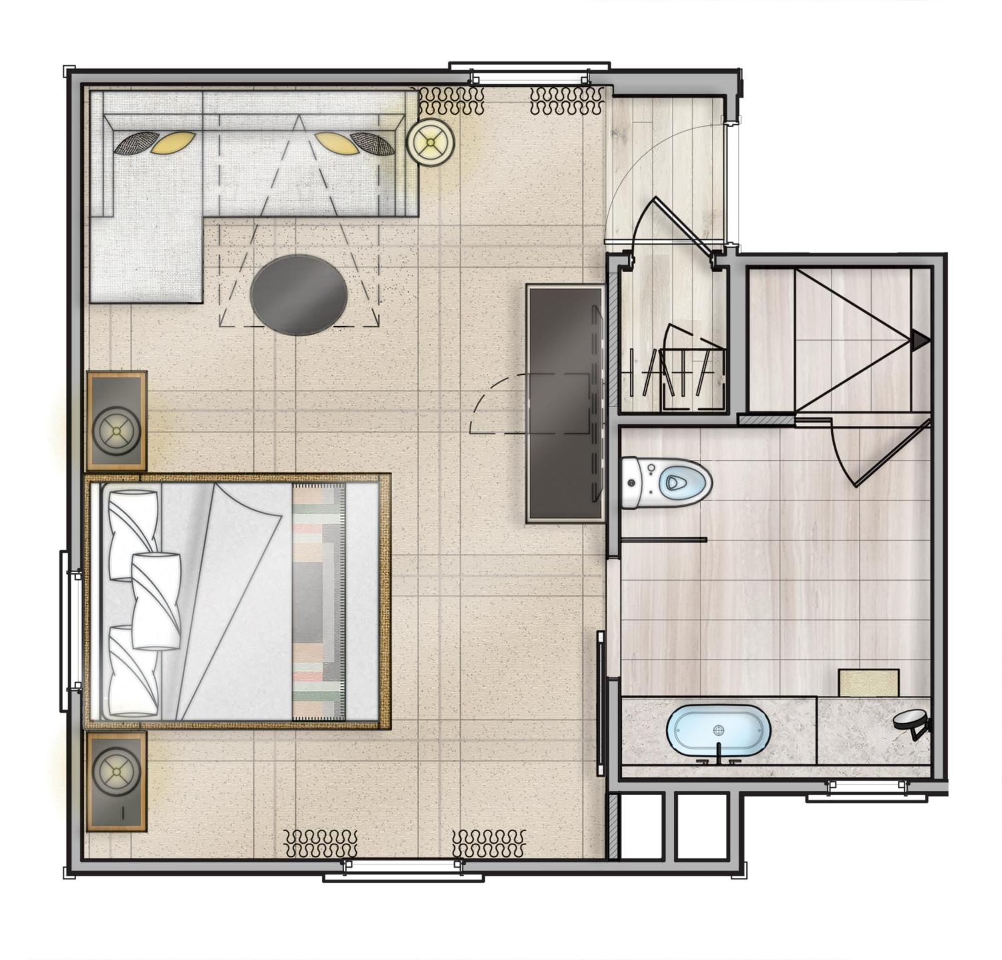 Deluxe Guestroom w or Sofabed