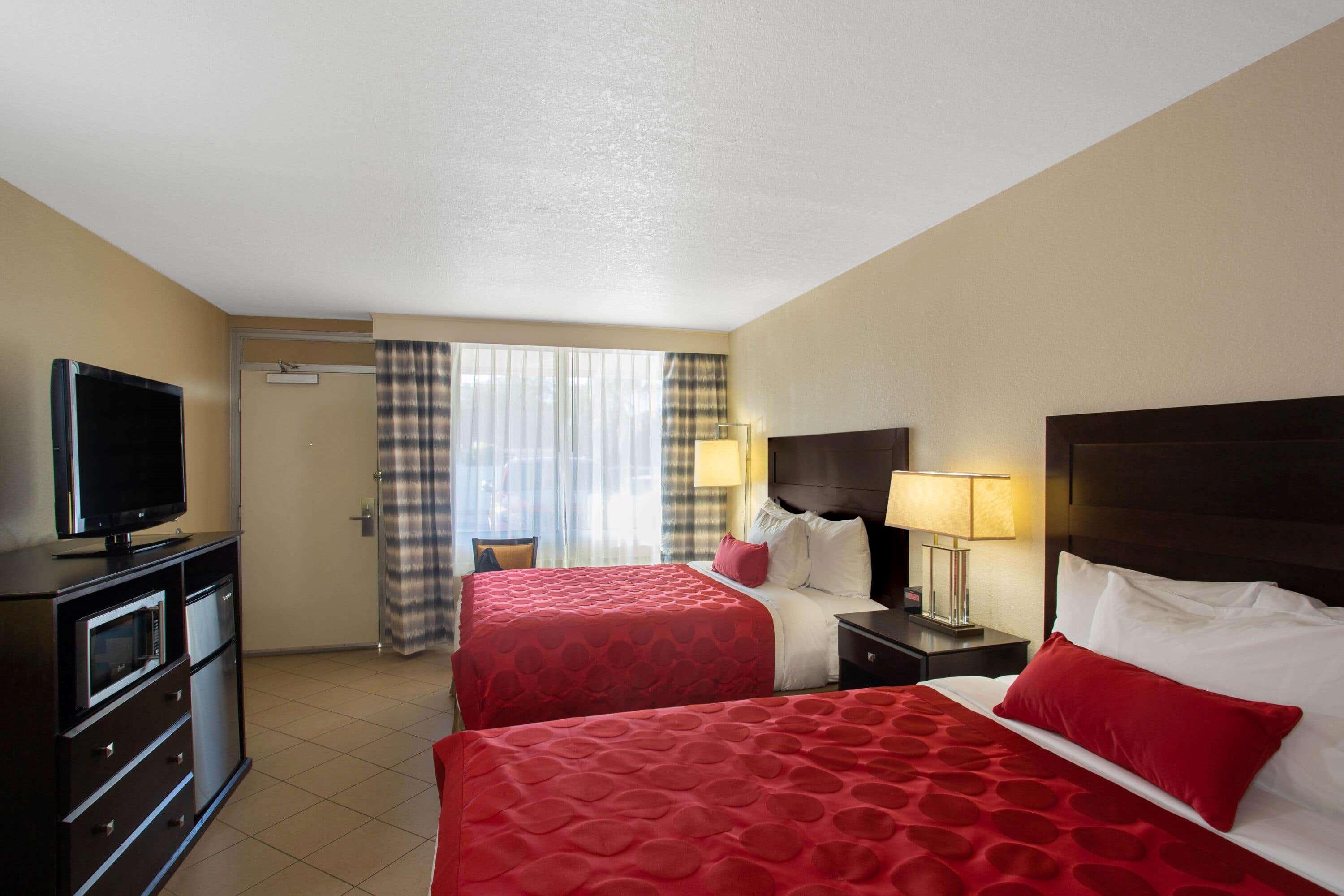 Queen Room Two Queen Beds Street View Non-Smoking