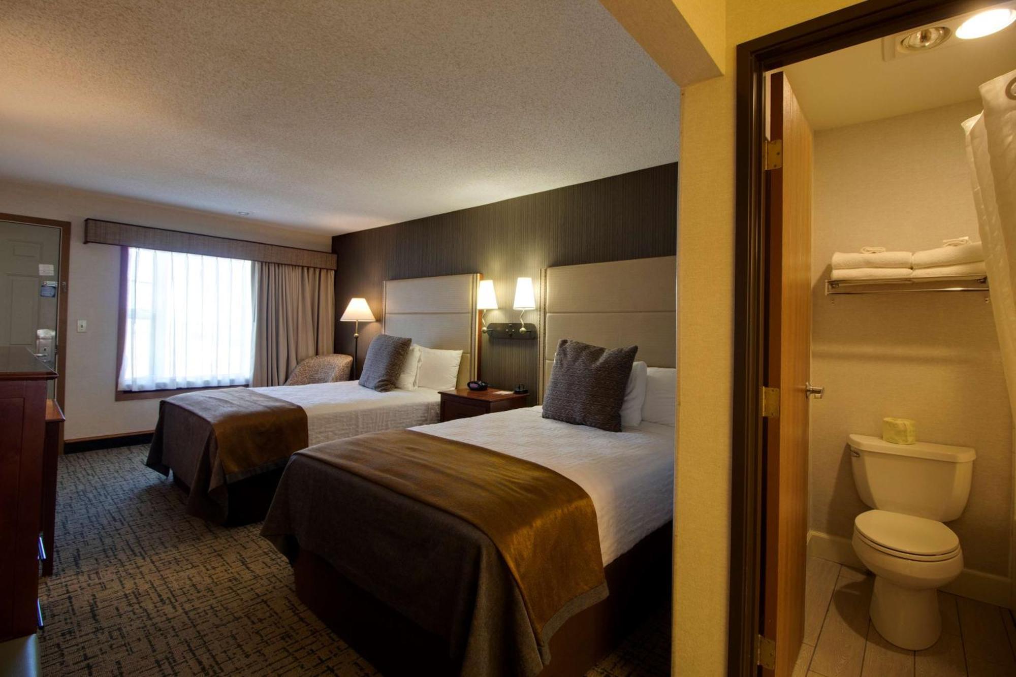 Two Double Beds Partial Lake View