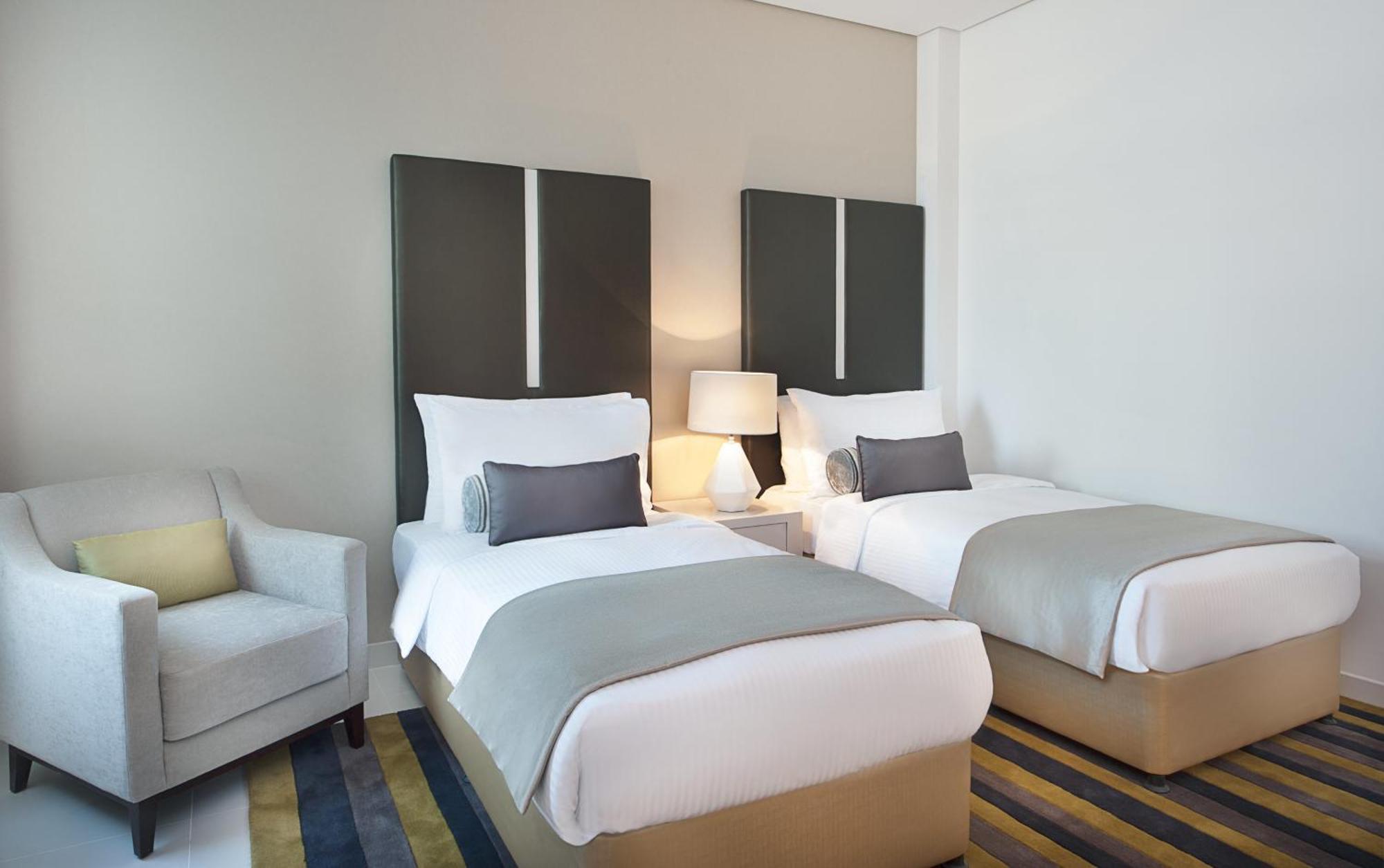 Two Bedroom Suite kitchenette City Skyline View