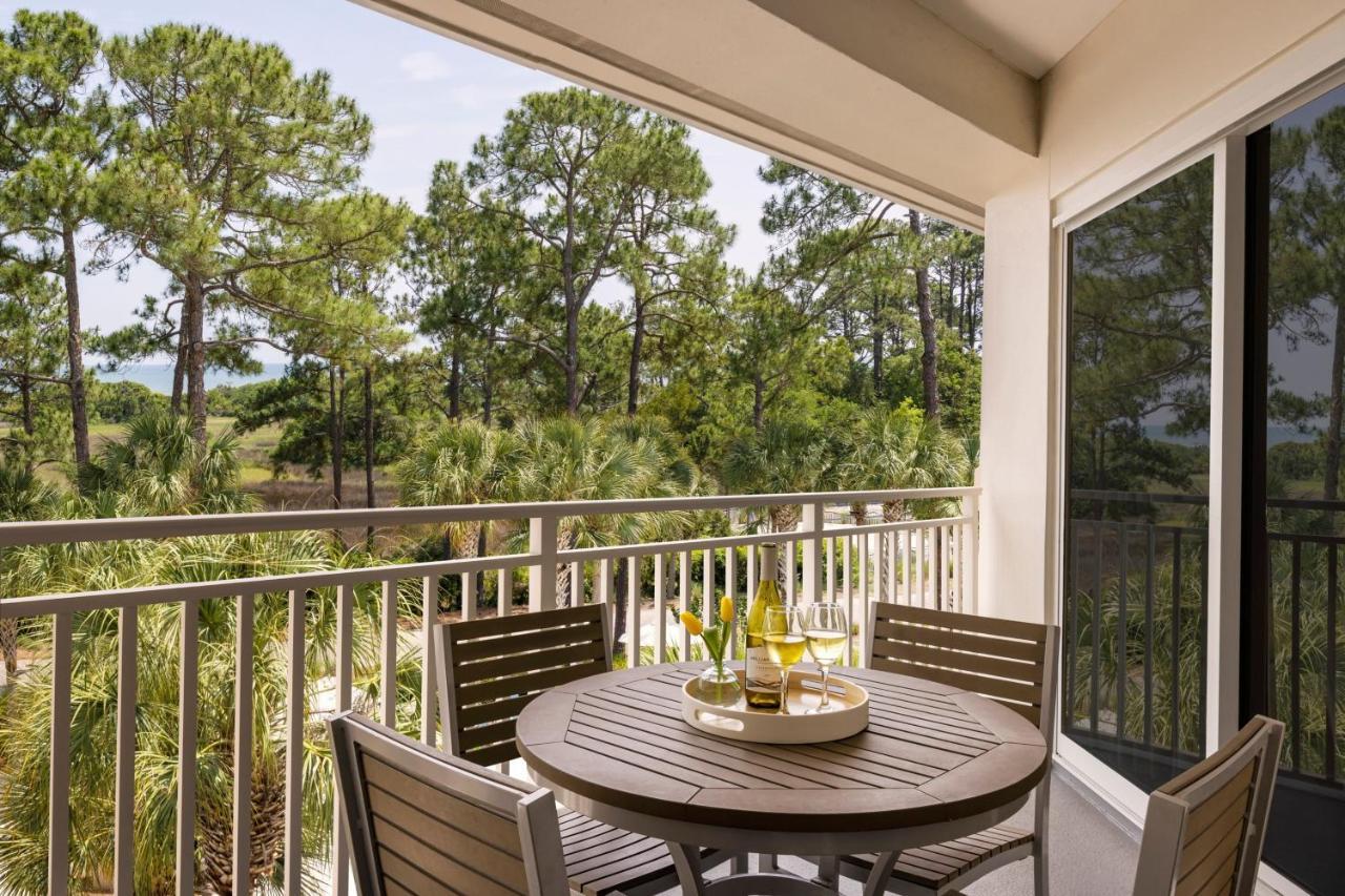 Two-Bedroom Villa Balcony Courtyard View