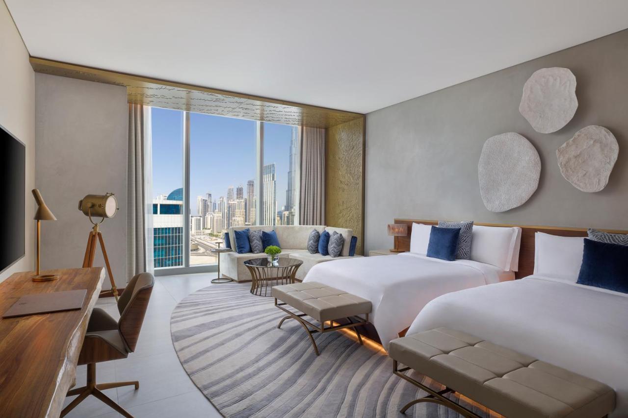Superior Double Room Two Double Beds Partial Burj Khalifa or Downtown View including Signature St Regis Butler Service