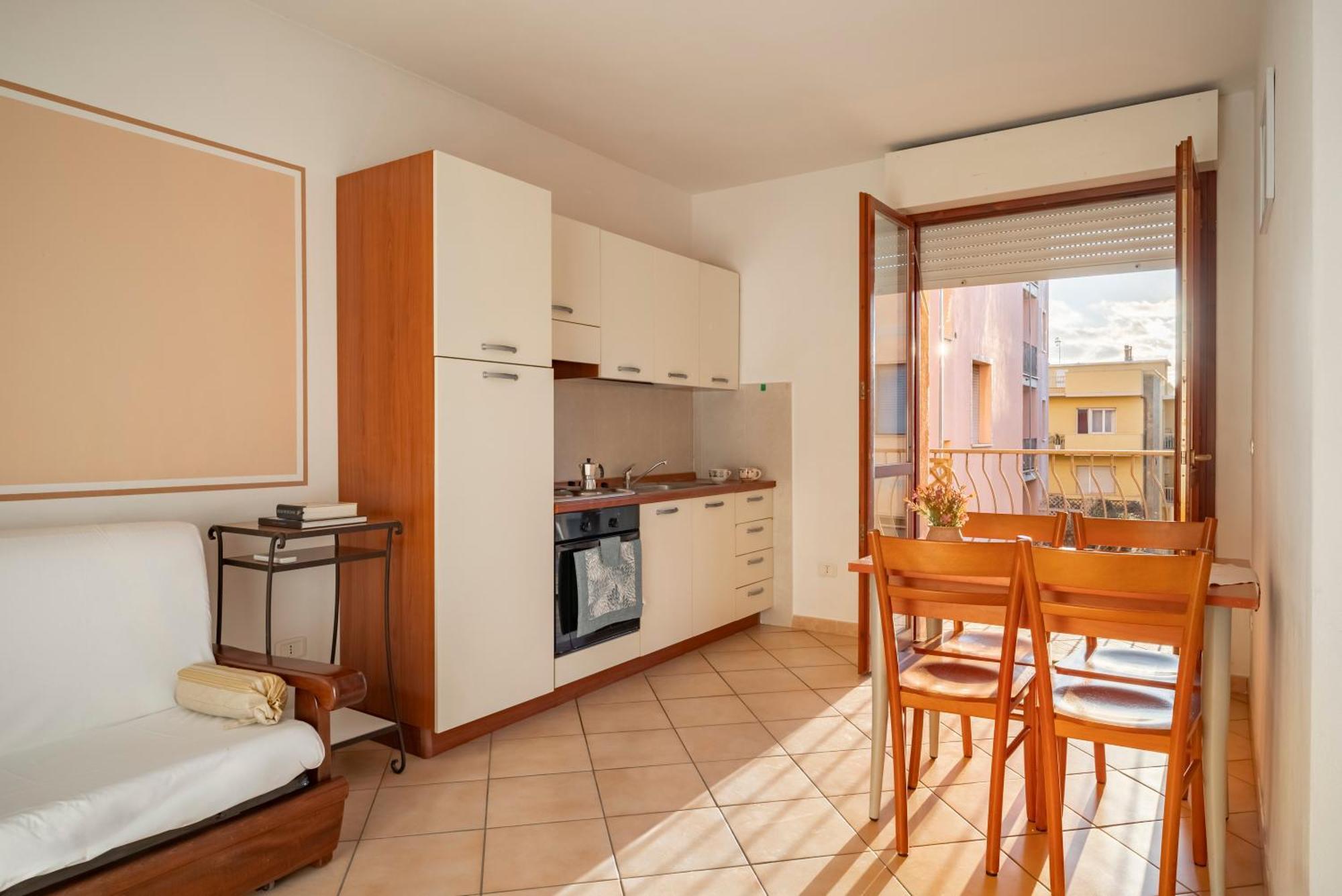 One-Bedroom Apartment Balcony