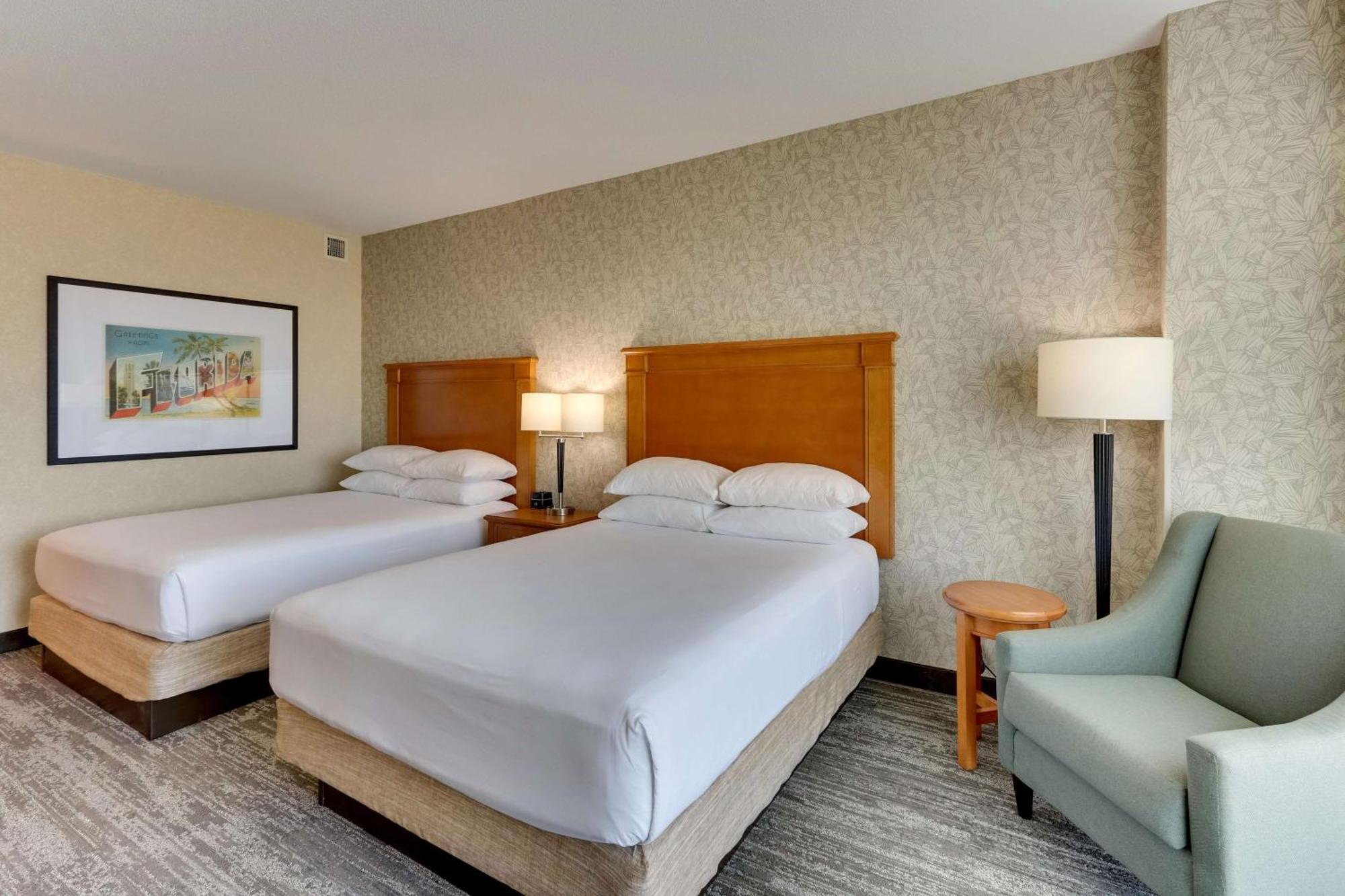 Deluxe Queen Room Two Queen Beds Accessible Roll Shower