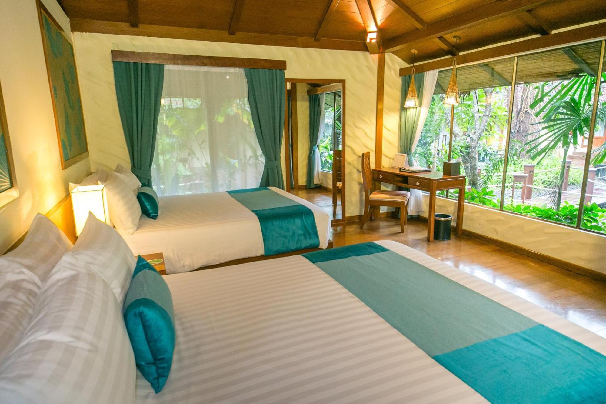 Premium Deluxe Cabana Garden View Double Double