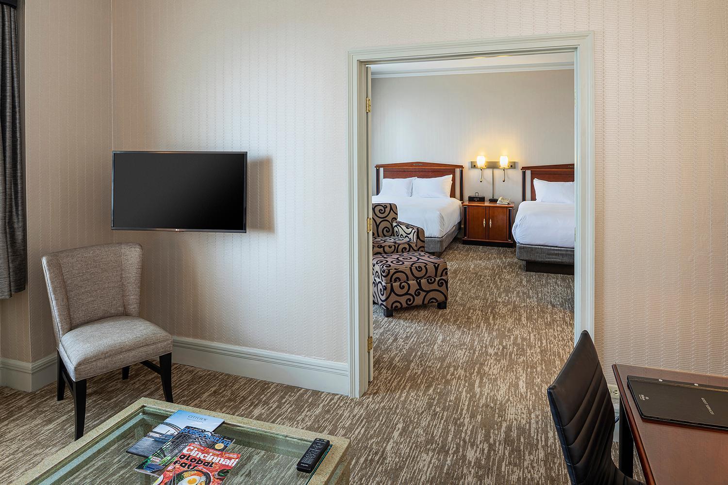 Junior Queen Suite with Two Queen Beds
