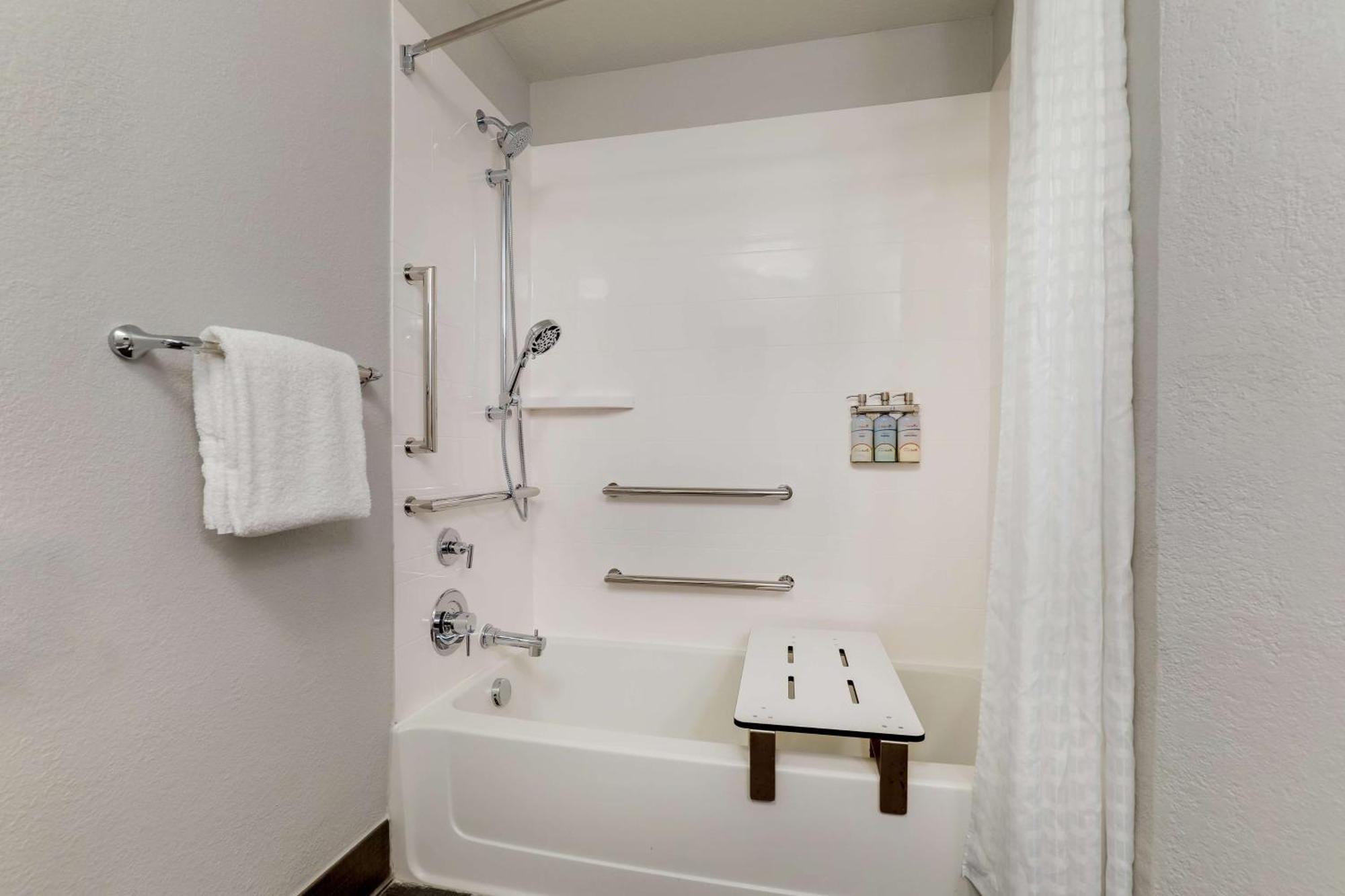 Studio Suite Queen Roll Shower Mobility Accessible