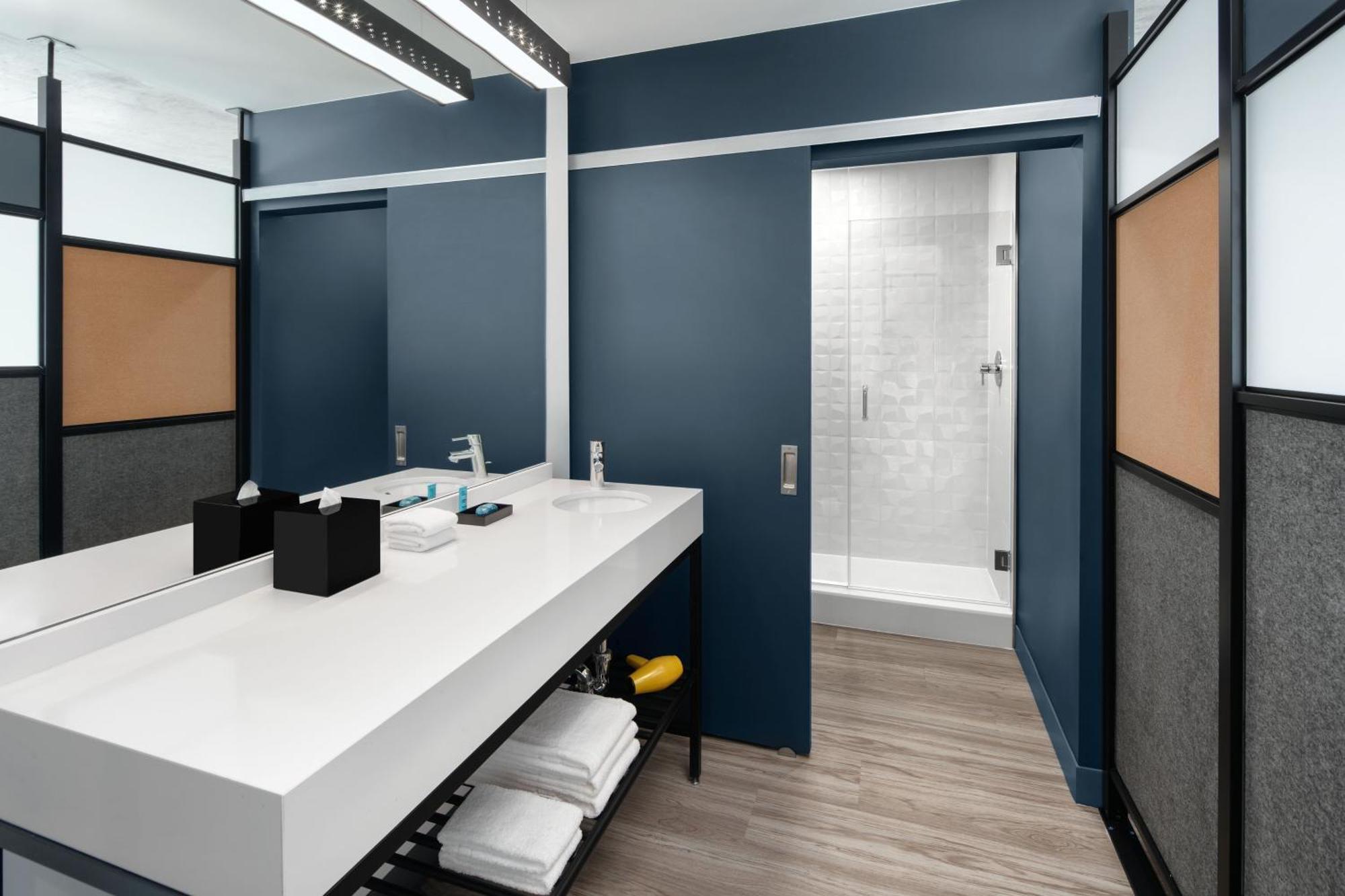 Aloft Queen Room with City View and Roll-In Shower - Mobility/Hearing Accessible