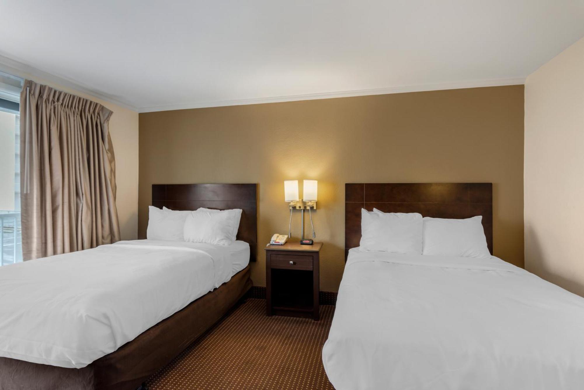 Double Room Two Double Beds City View or Non Smoking