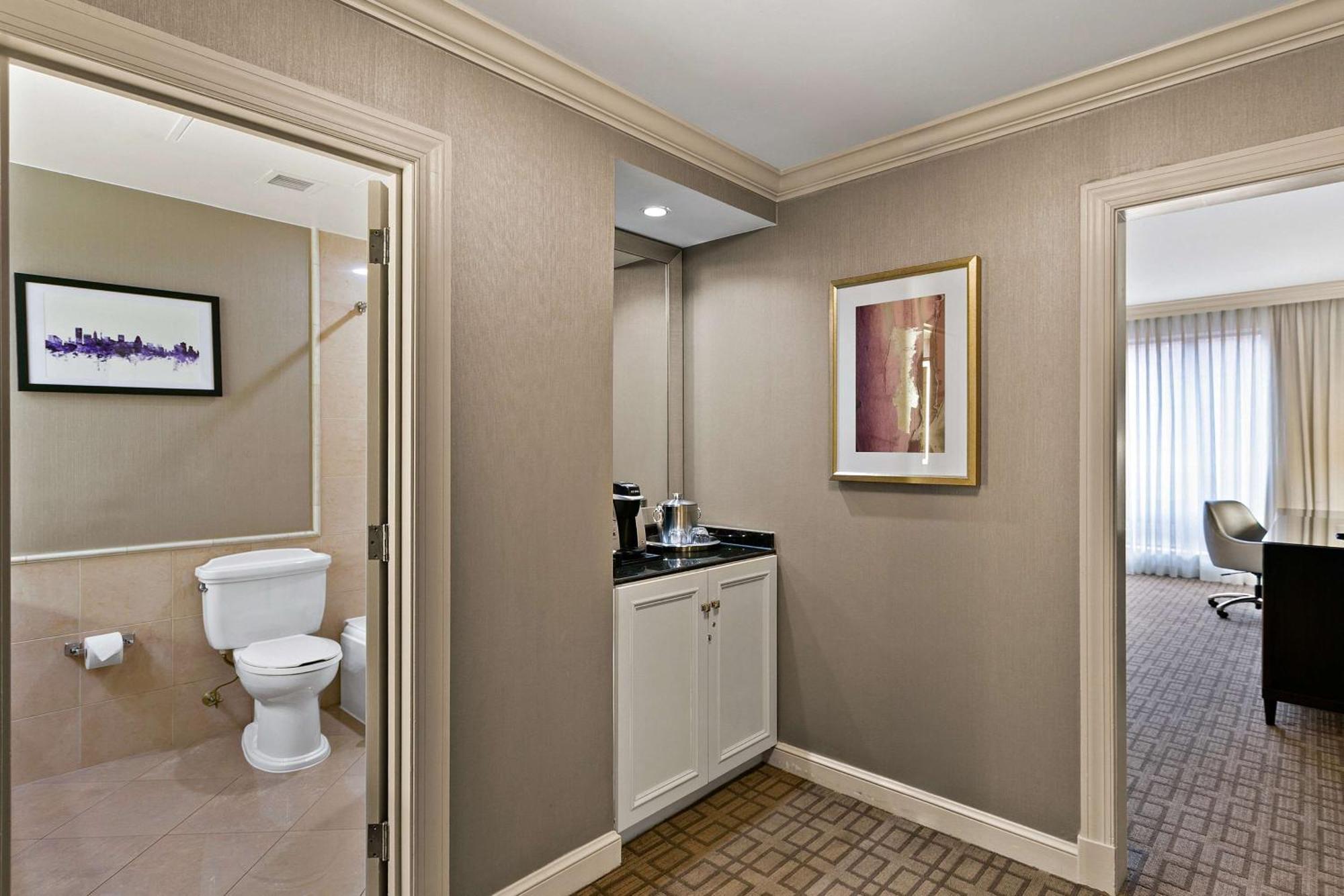 Mobility or Hearing Accessible-Deluxe King Roll Shower