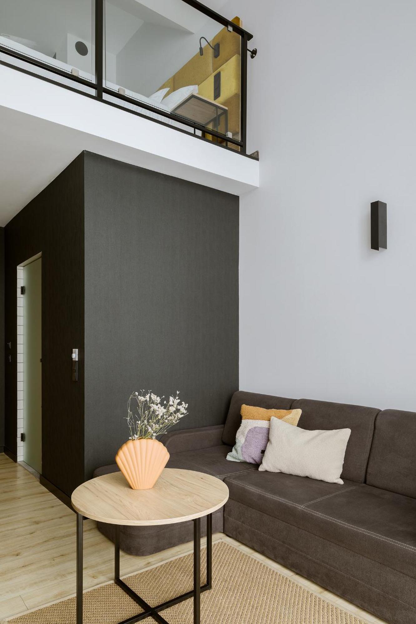 Two-Level One-Bedroom Apartment