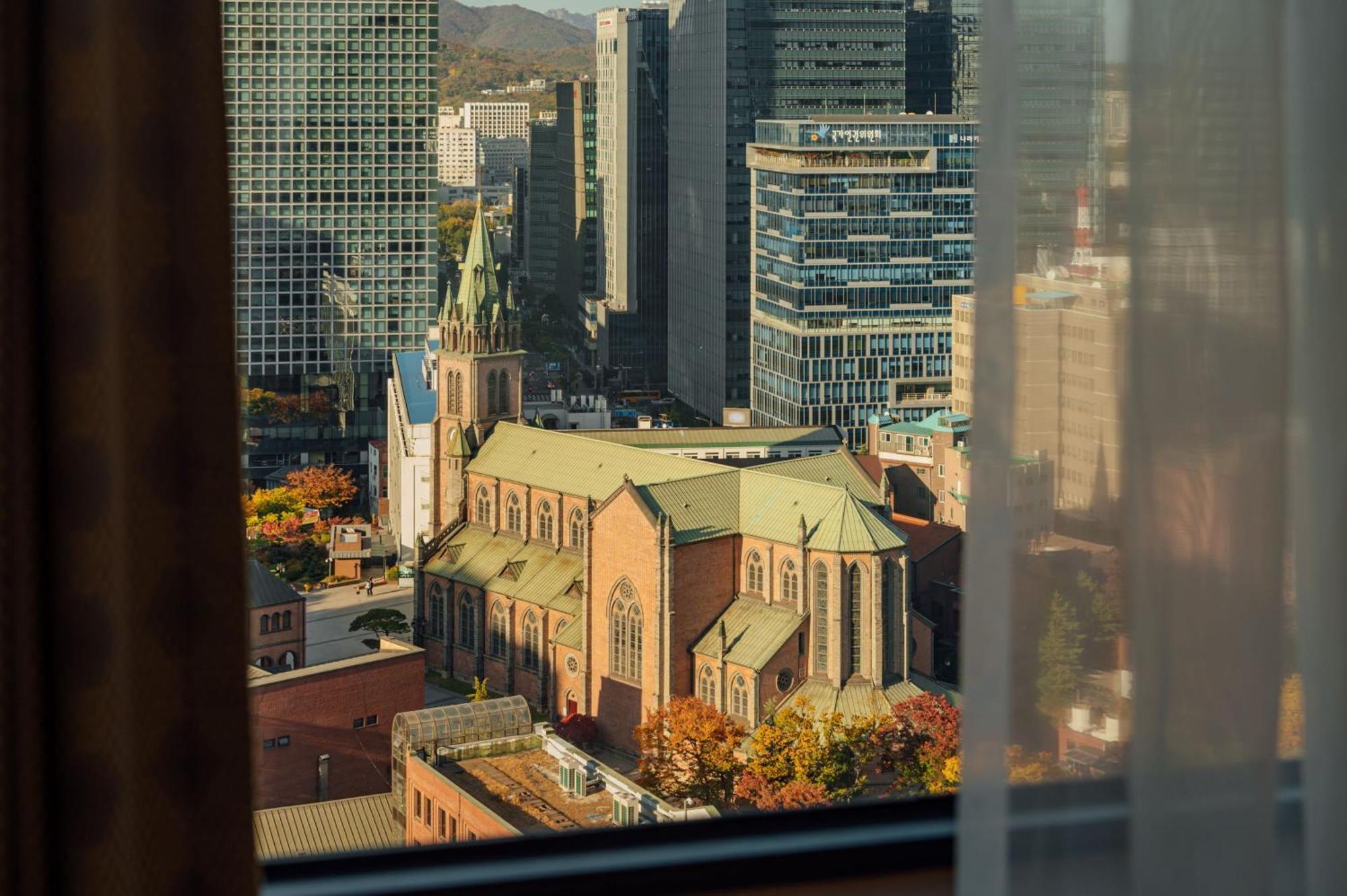 Superior Double Room Myeongdong Catholic Church View
