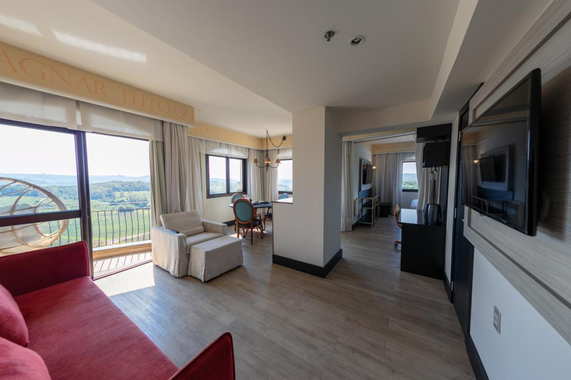 Suite Regia 1 King Fireplace Vineyard View