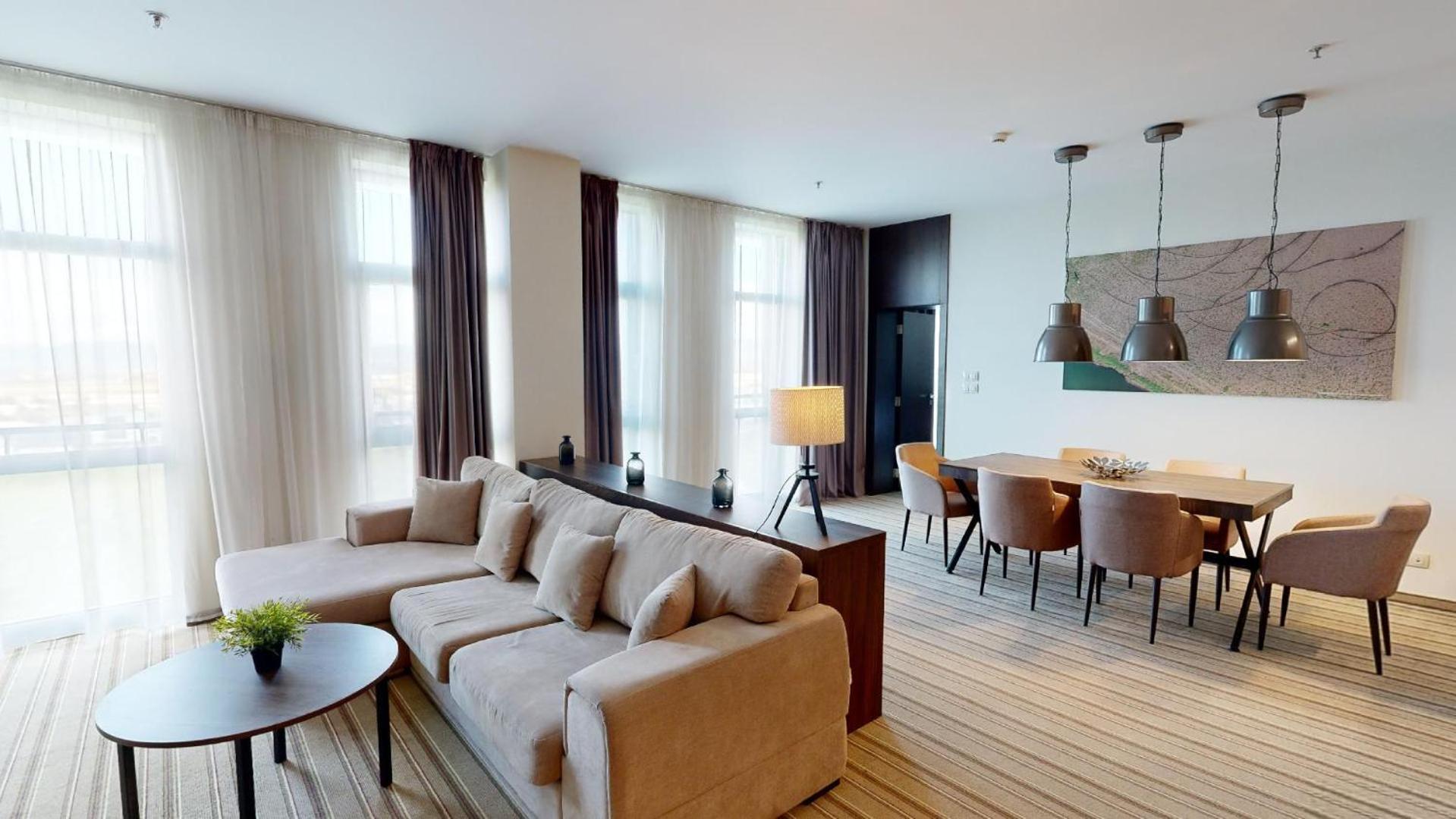 Two-Bedroom Apartment Complimentary Water WiFi Tea Coffee Equipment