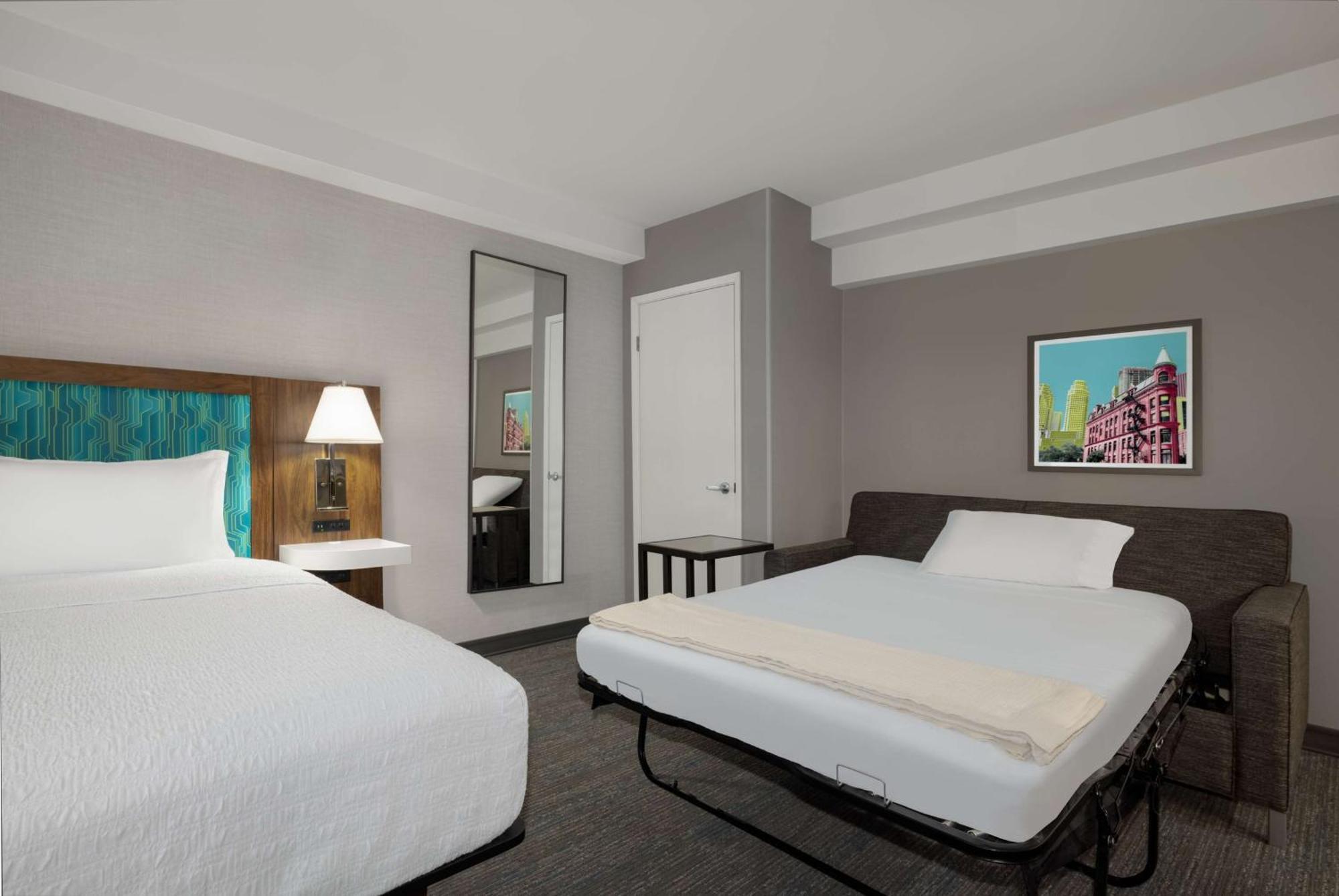 King Room Sofa Bed Courtyard View