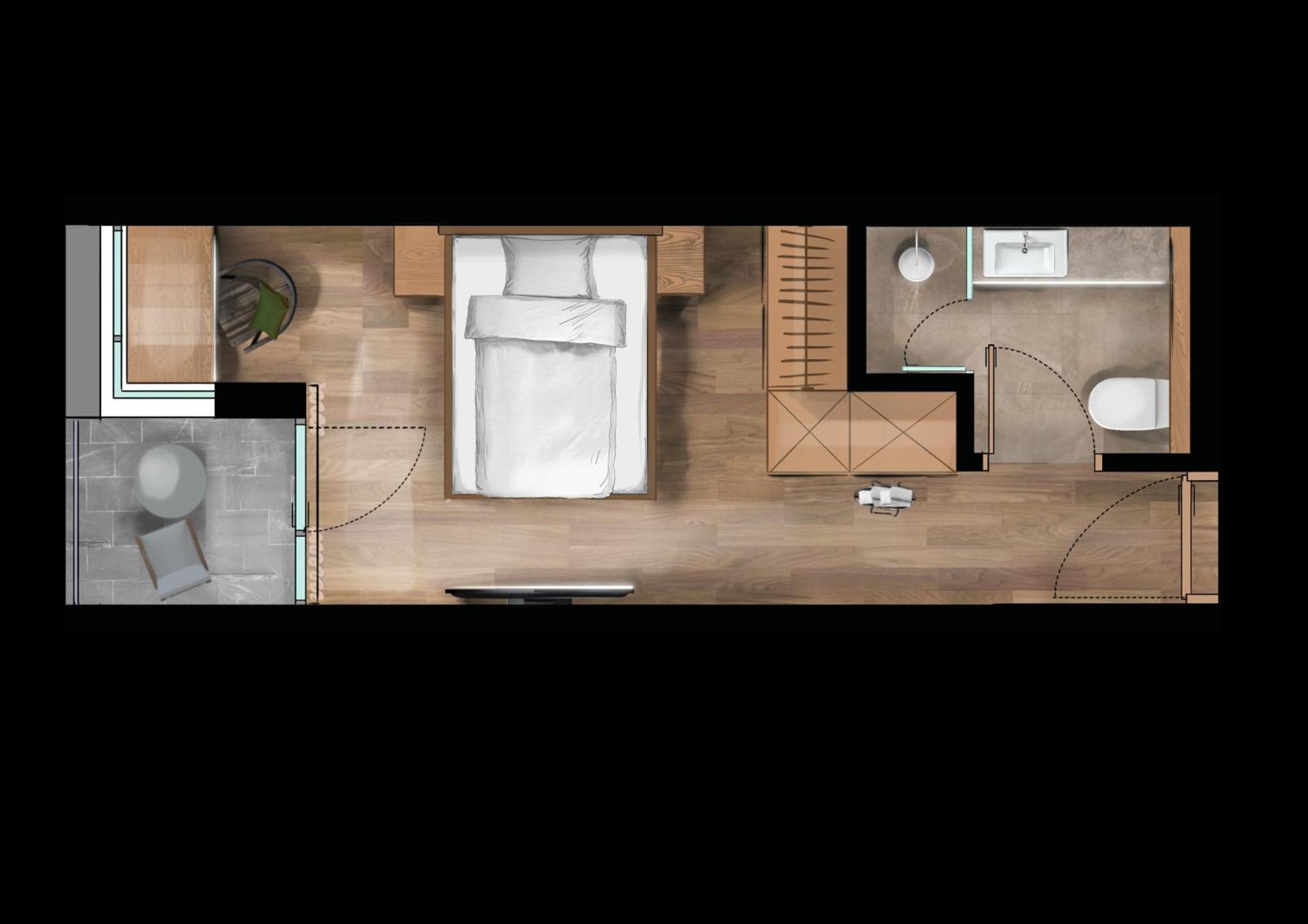 Single Room Balcony