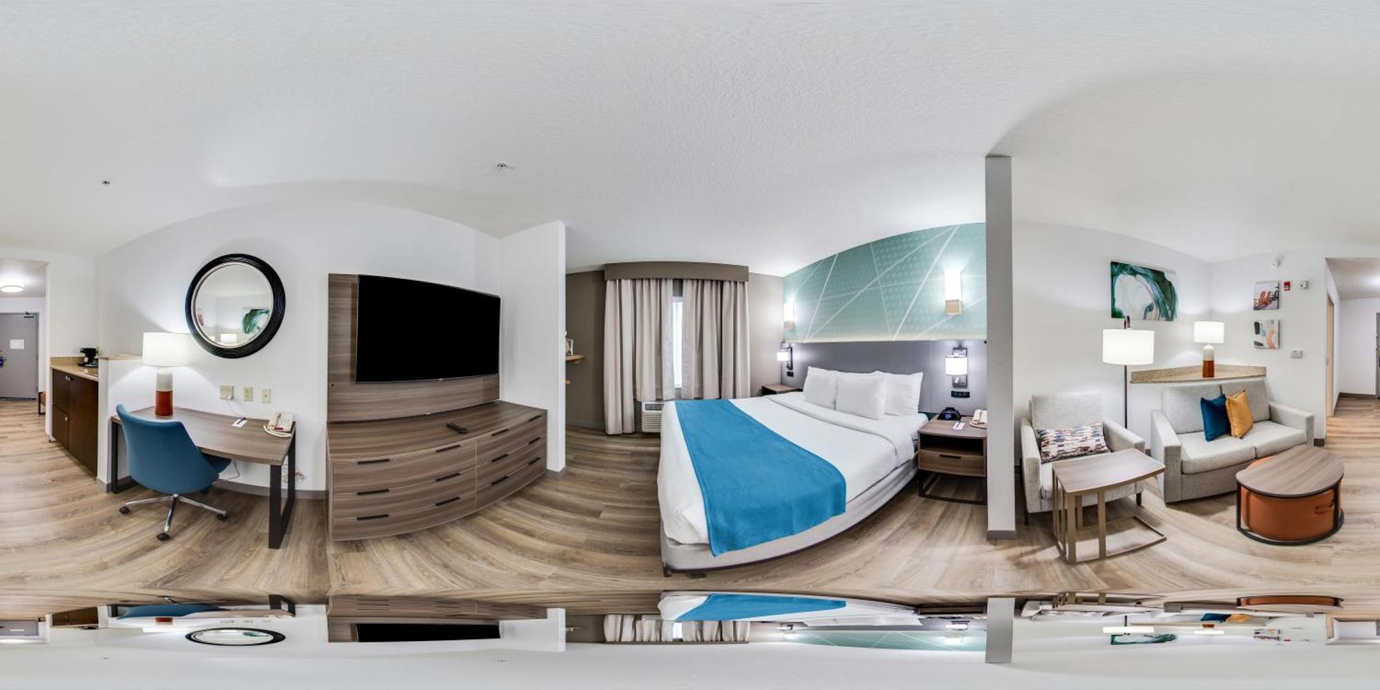 King Suite Hand Rails-Bathroom Accessible or Non-Smoking