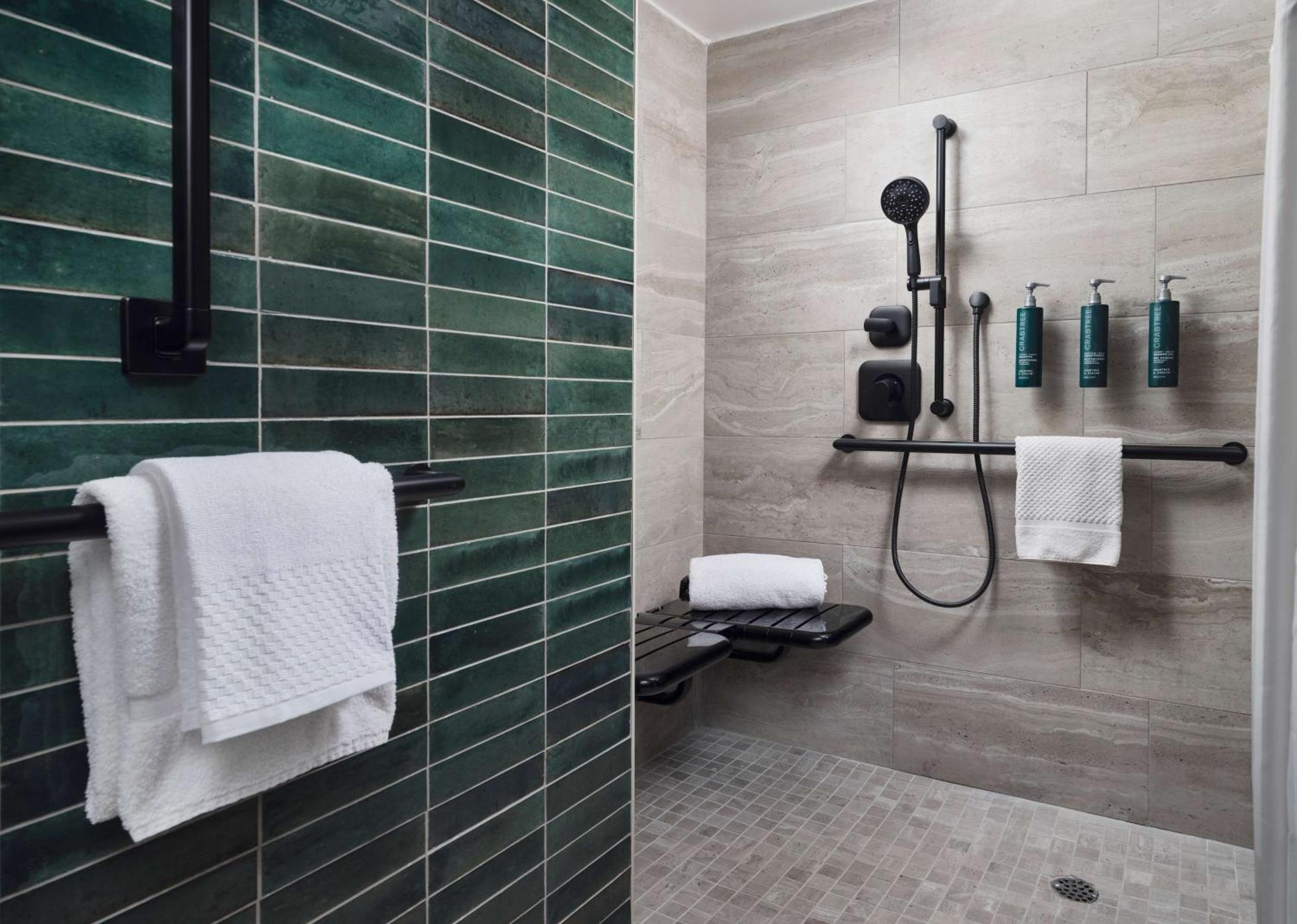 King Room with Roll-In Shower - Mobility/Hearing Accessible