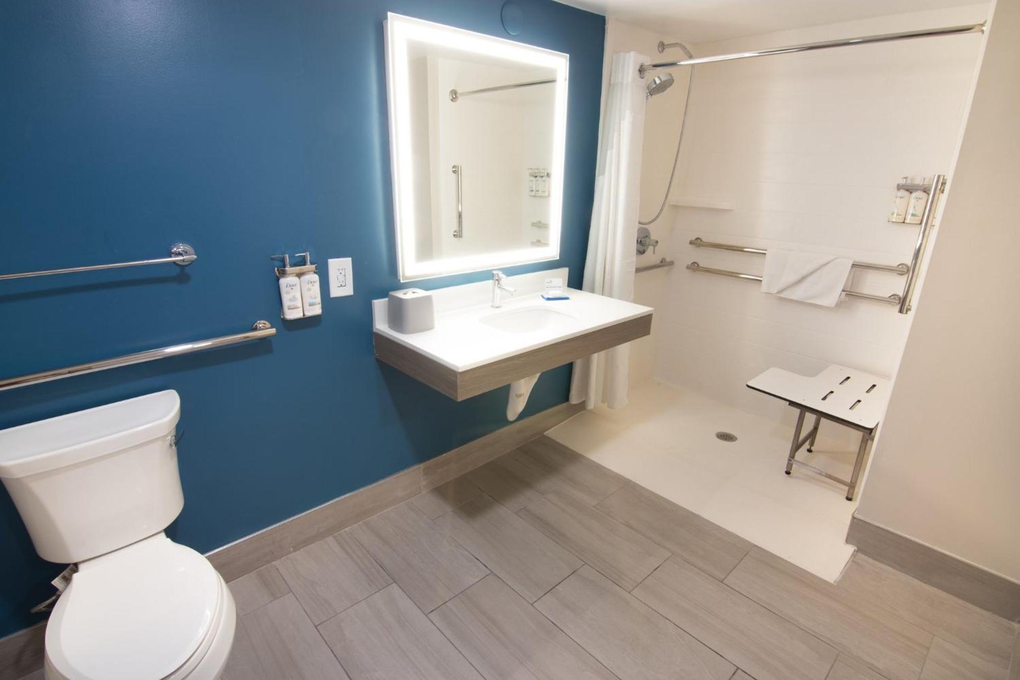 Standard King Room with Mobility Accessible Roll-In Shower