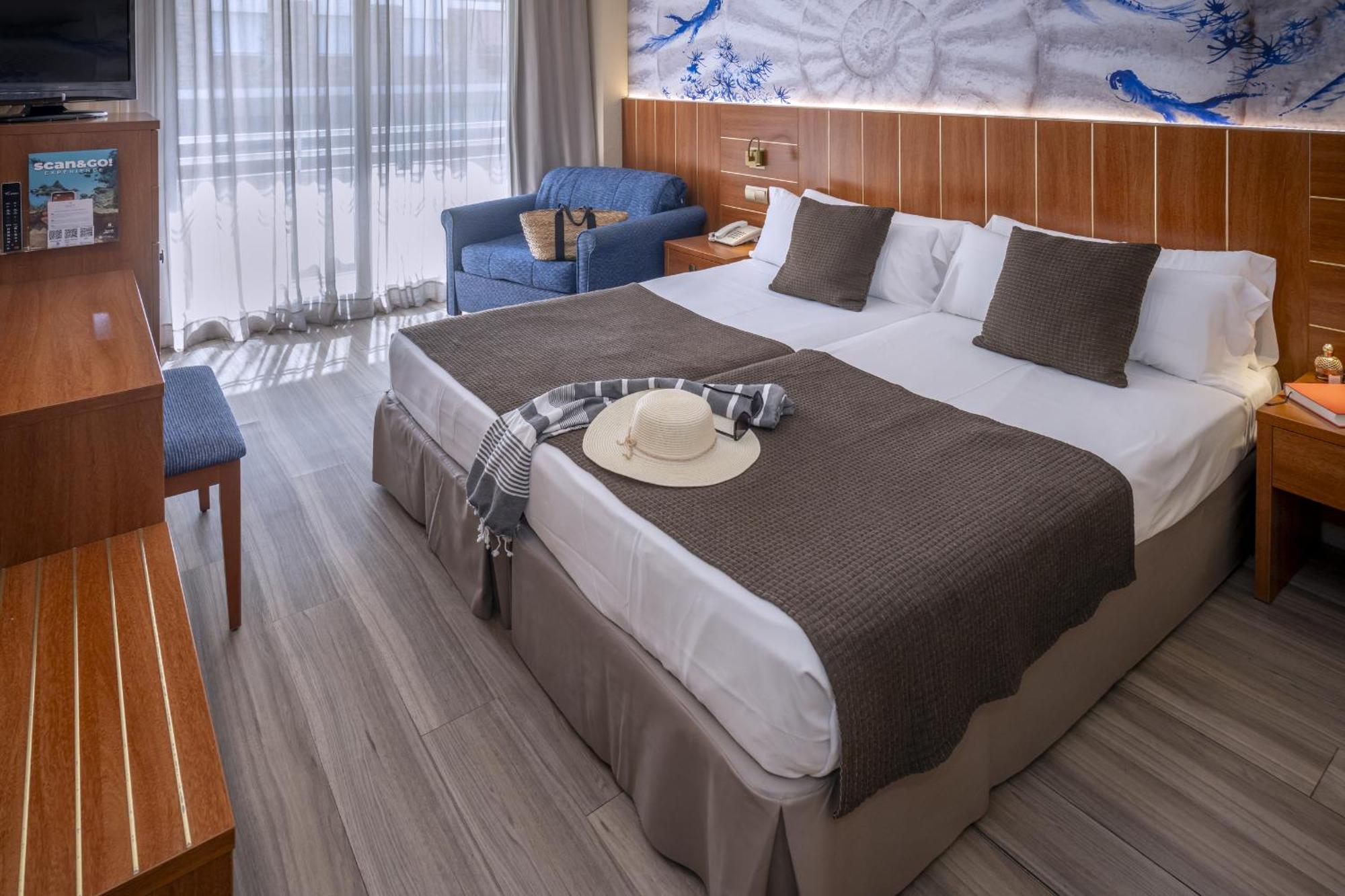 Double or Twin Room Balcony Pool View