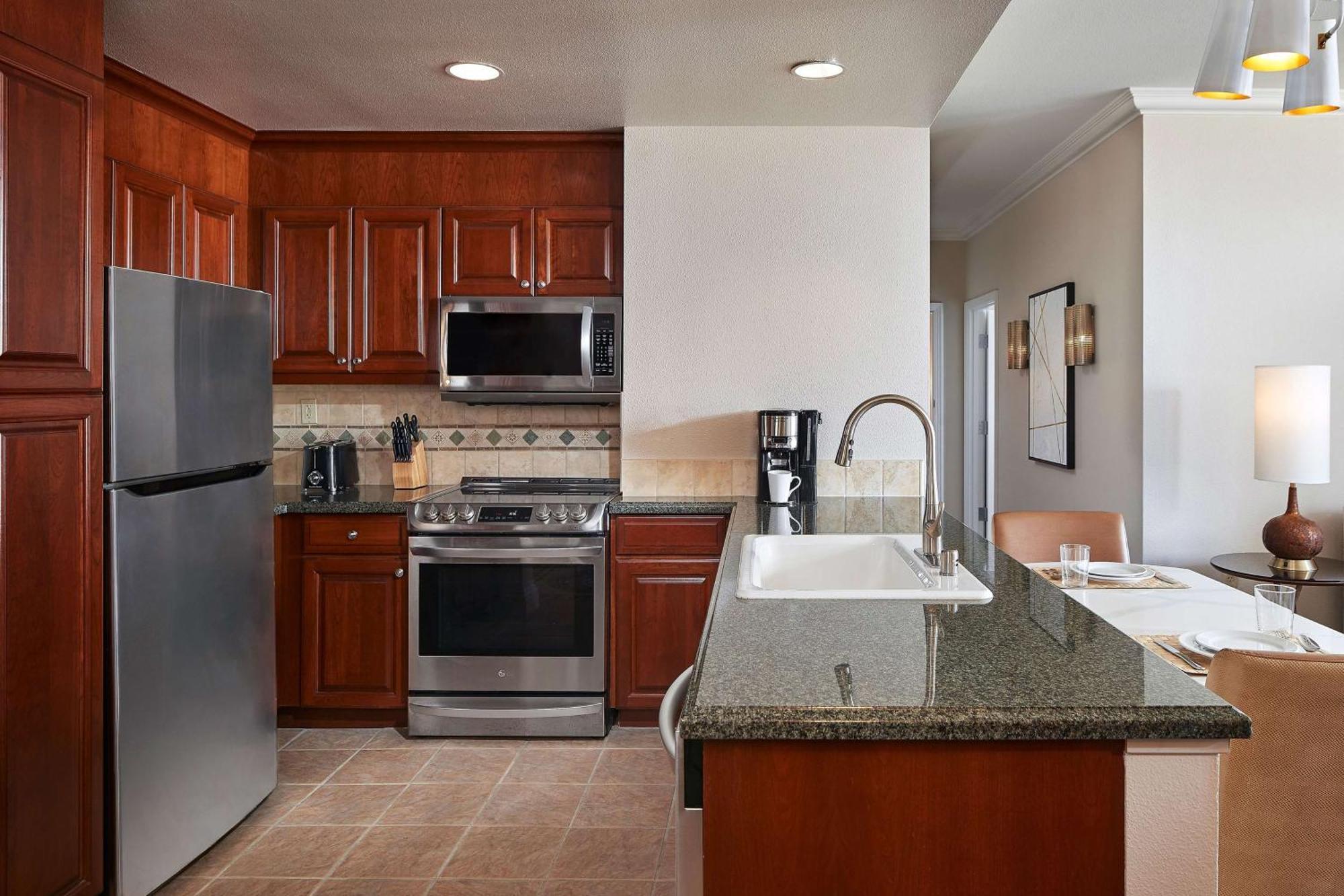 Two-Bedroom Suite Sofa Bed Kitchen