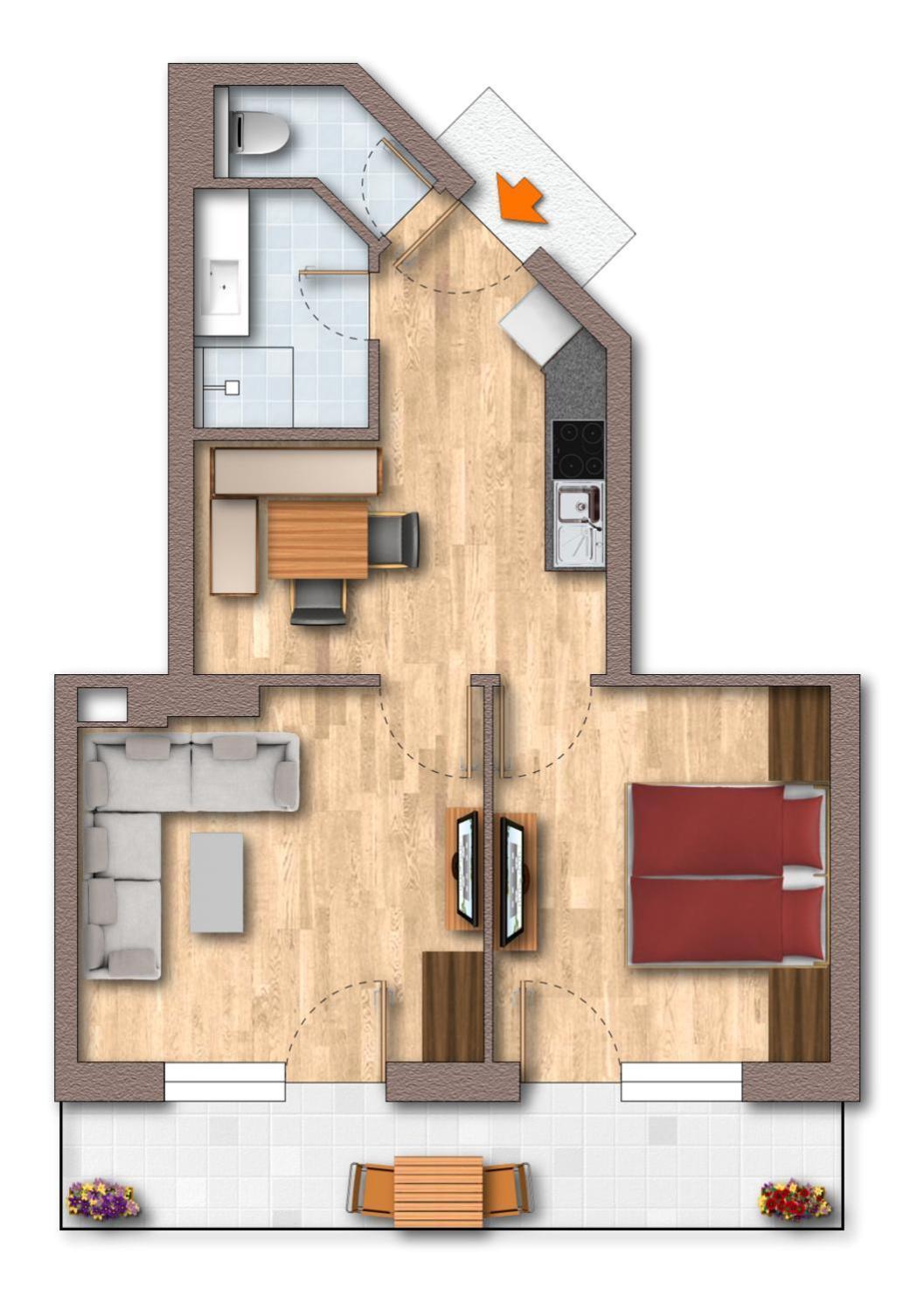 Two-Bedroom Apartment