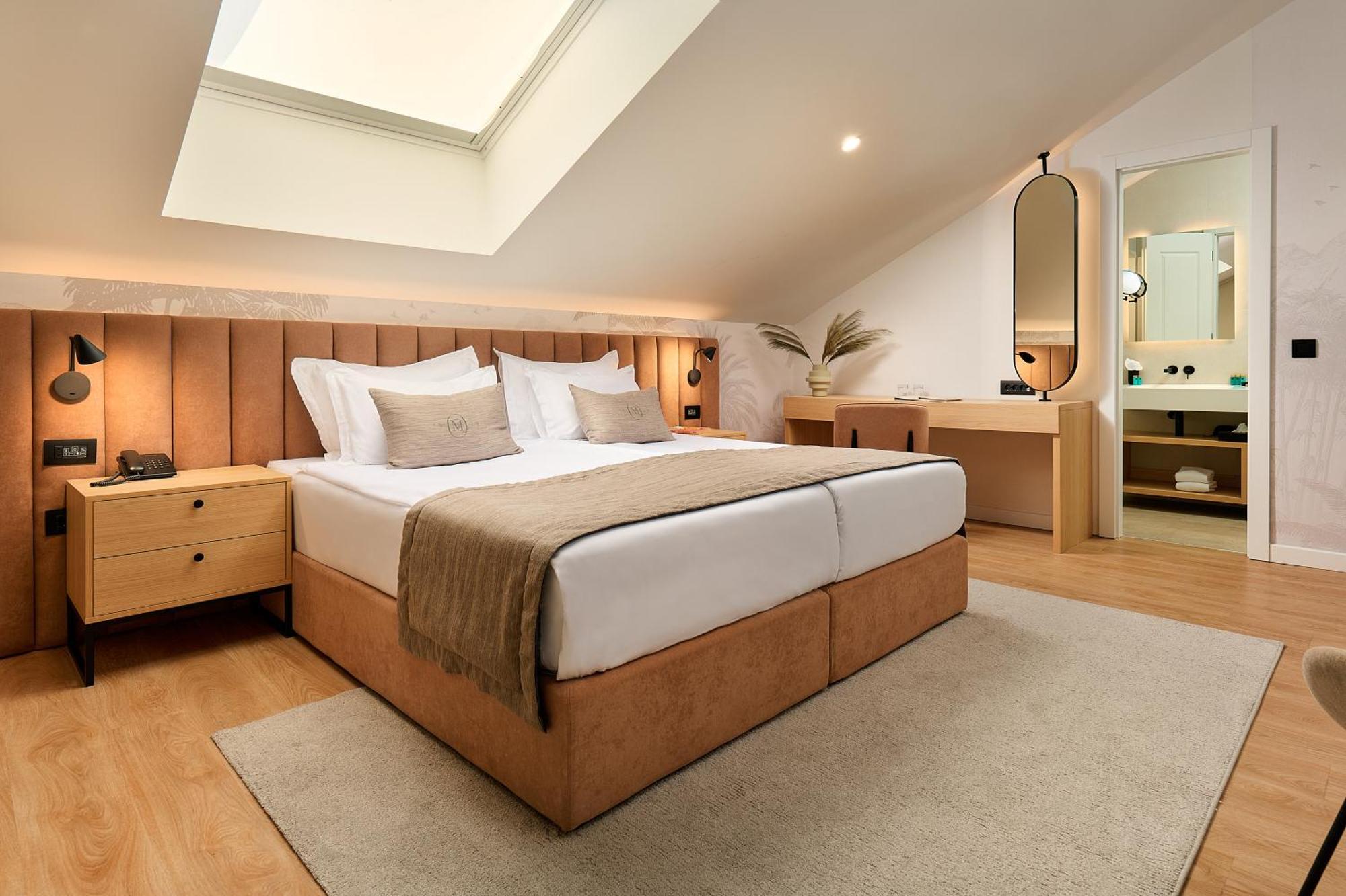 Deluxe Double or Twin Room Skylight Attic