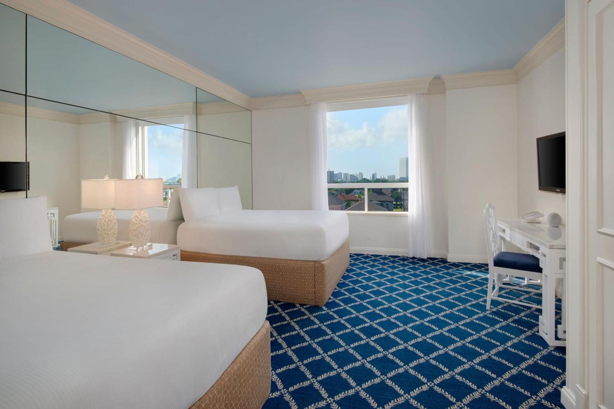 Double Room Two Double Beds City View Beachfront or Pool Access