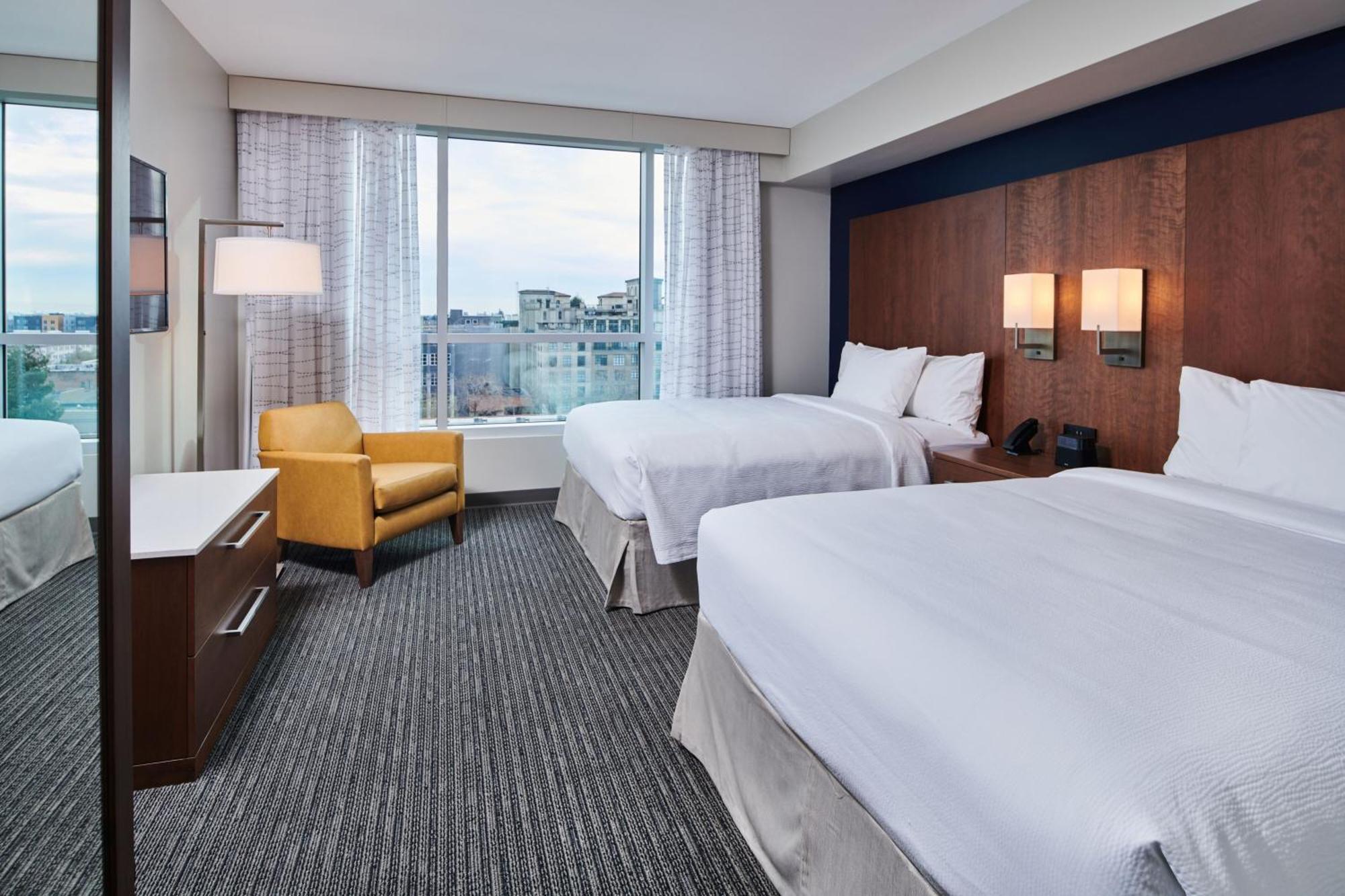1 Bedroom Suite 2 Queen Beds Sofa bed City View