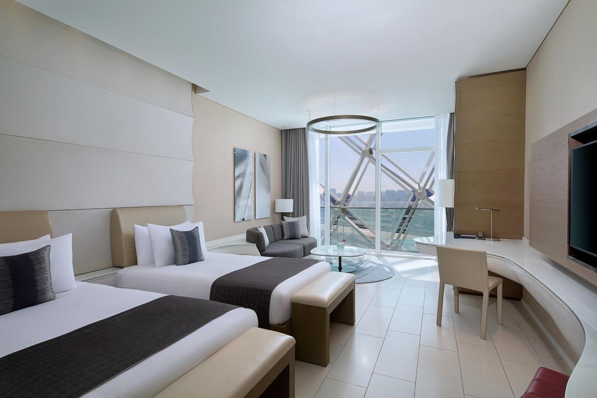 Wonderful Guest room 2 Twin or Single Beds Balcony Complimentary Yas Beach Access,1730018920:JPEG