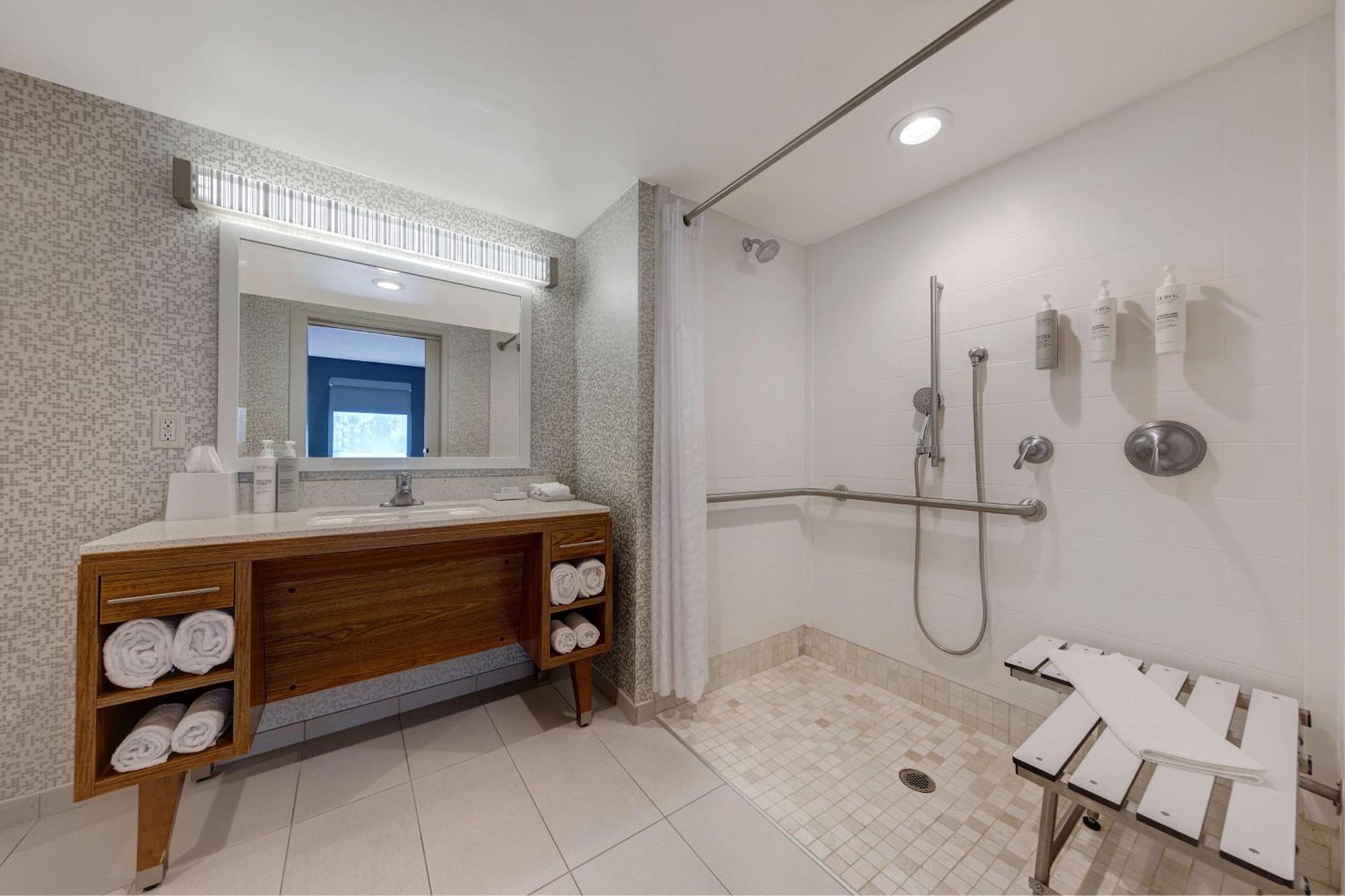 King Suite Roll Shower Mobility Hearing Access or Non-Smoking