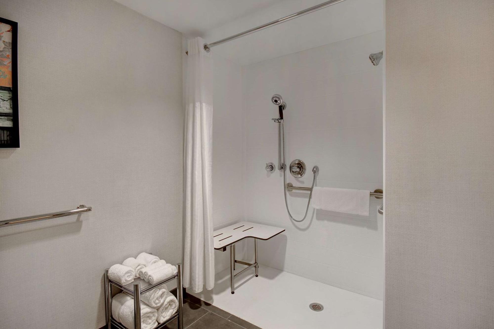 King Room Roll Shower Mobility or Hearing Accessible