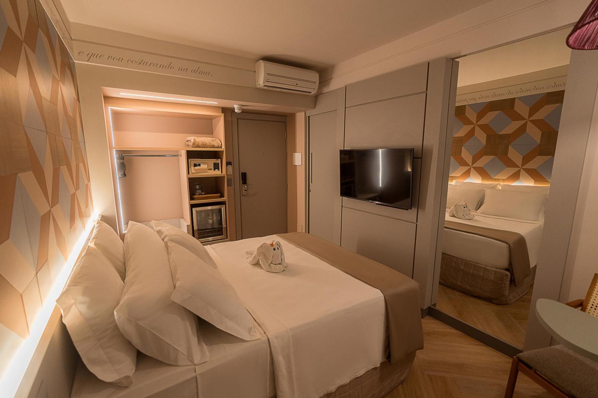 Superior Double Apartment access to Hot Park Parque das Fontes