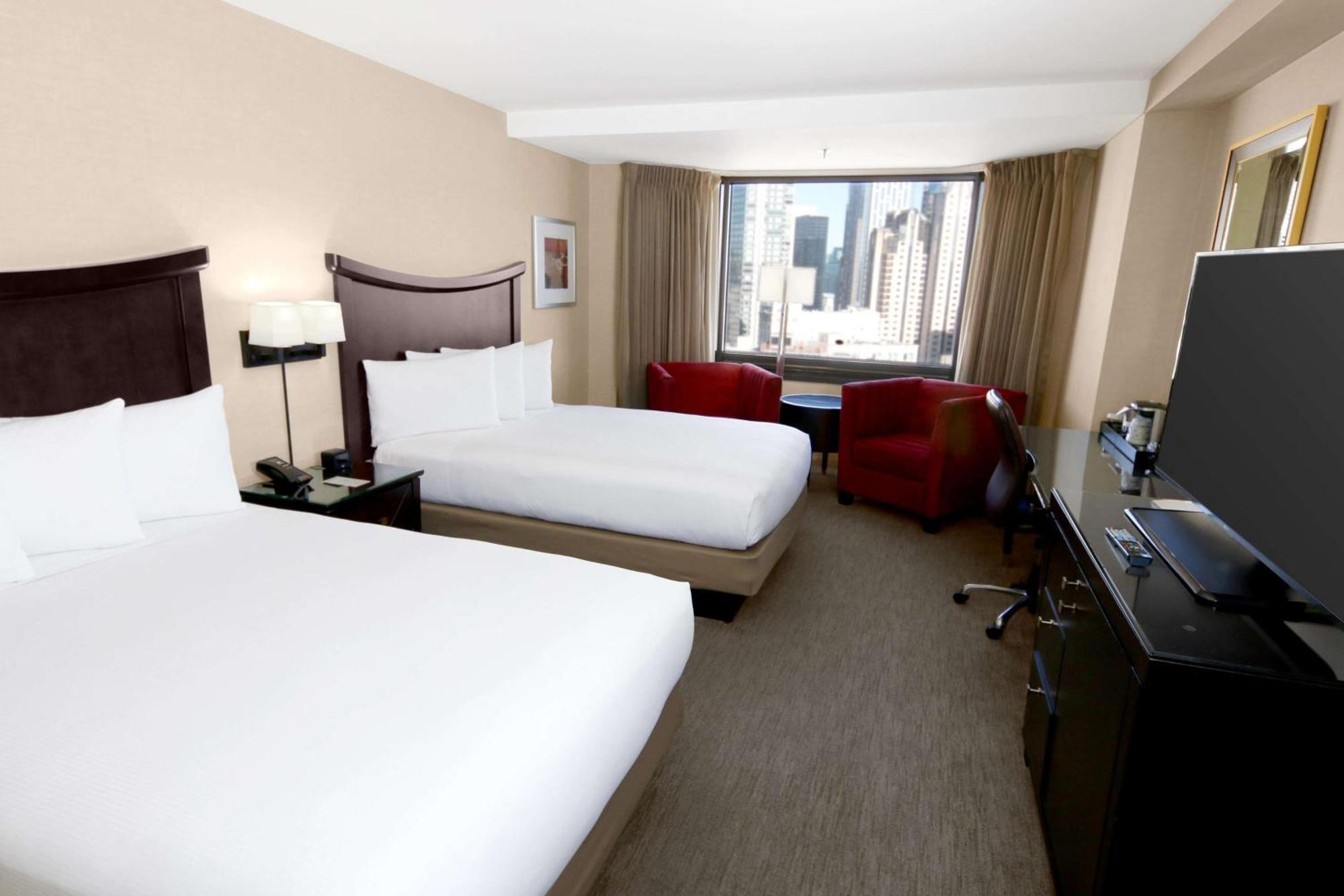 Deluxe Double Room Two Double Beds View