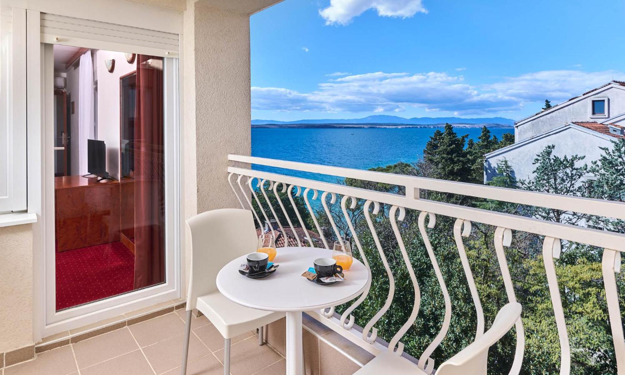 Comfort Double Room Balcony Partial Sea View