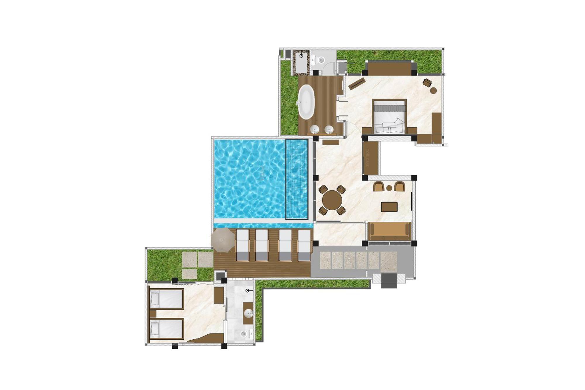 Two-Bedroom Villa Private Pool