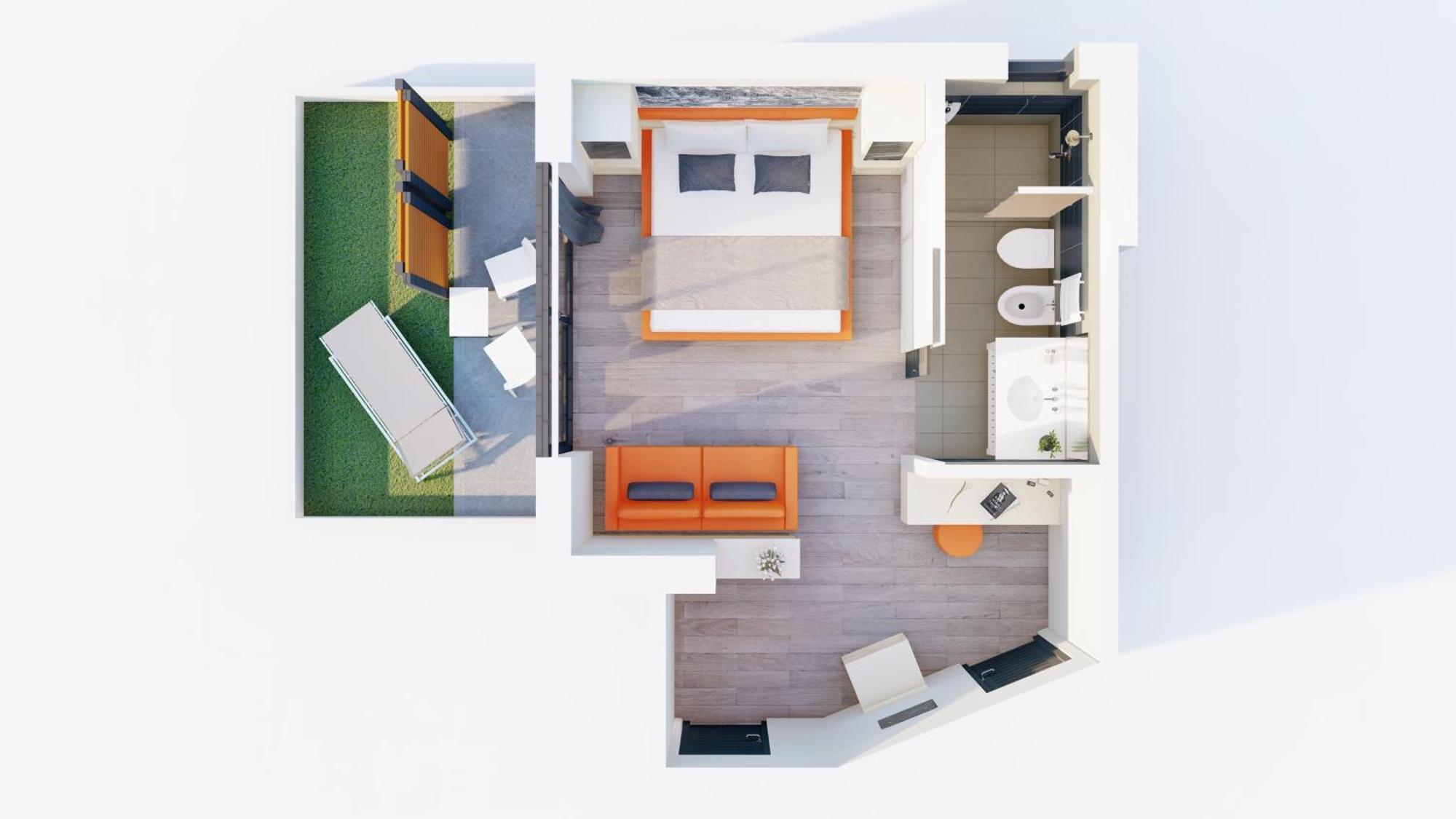 Basic Twin Room Mountain View