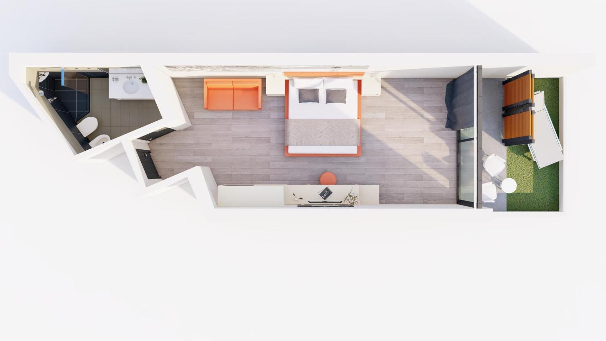 Basic Twin Room Mountain View