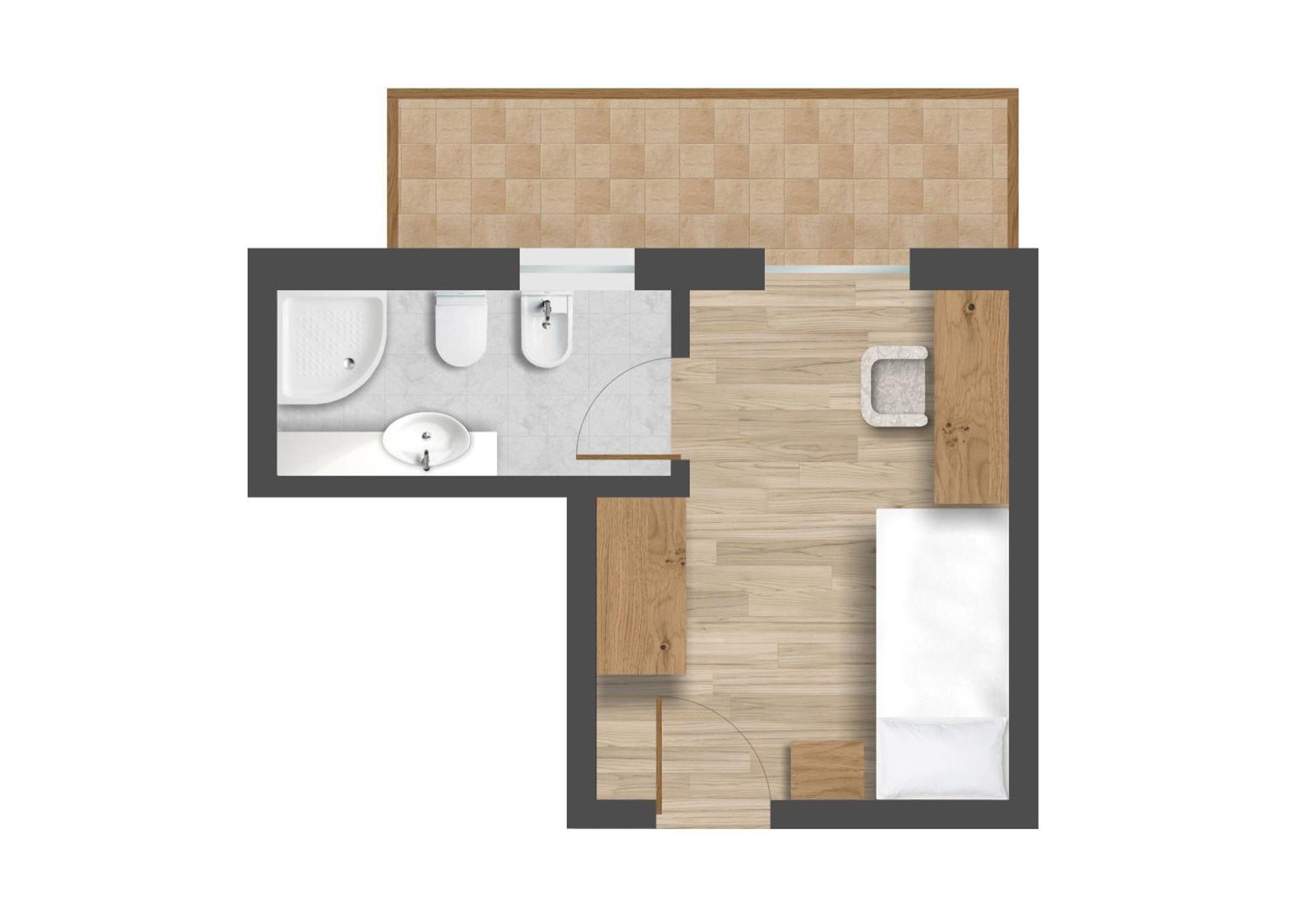 Single Room Balcony