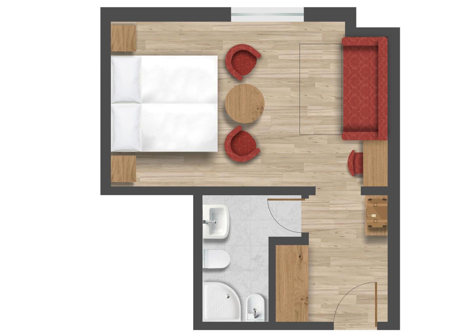 Double or Twin Room Mountain View Attic