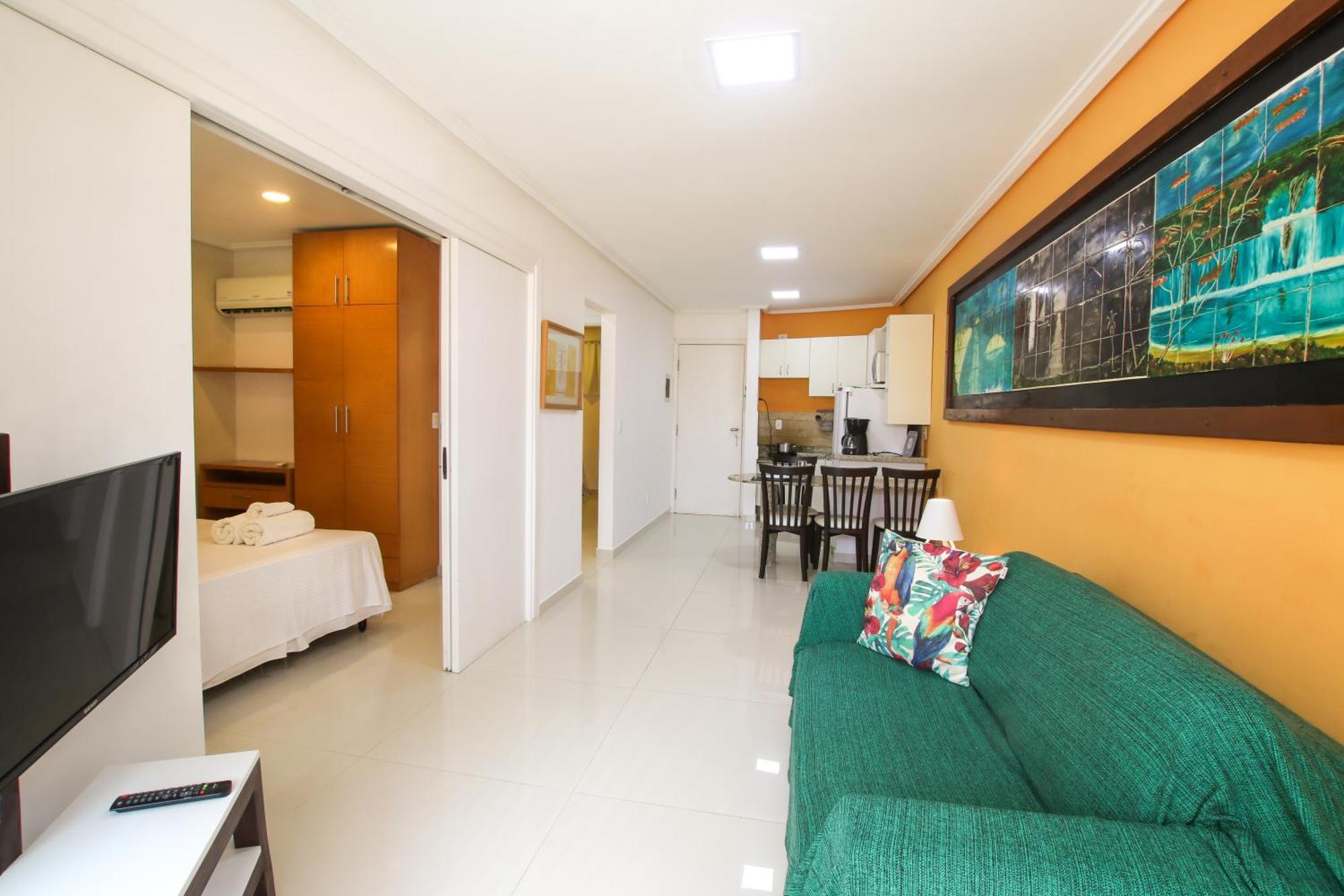 Apartamento de 2 Quartos com Vista do Mar