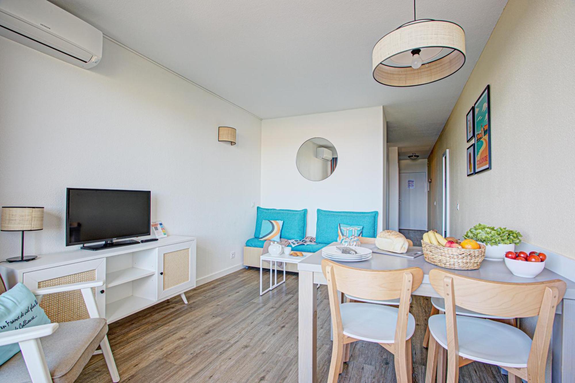 Studio Sleeping Alcove Air Conditioning Terrace or Balcony