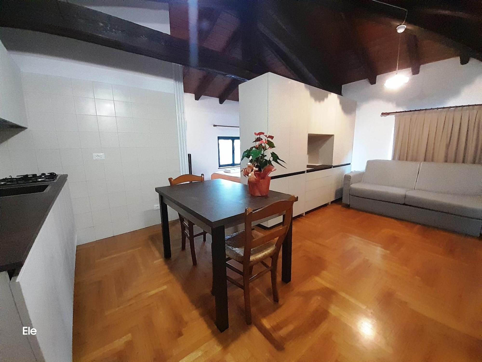 One-Bedroom Loft Apartment Balcony